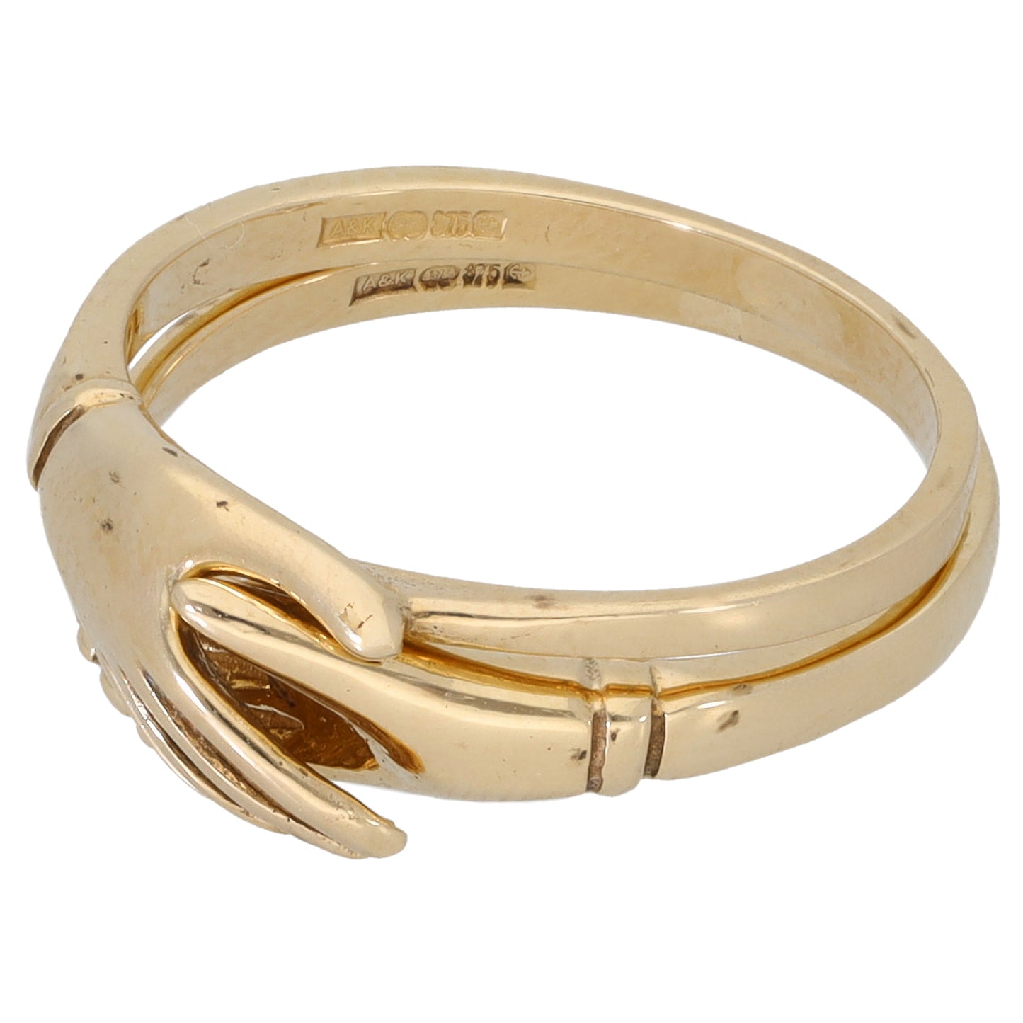 9ct Gold Ring Set Size K