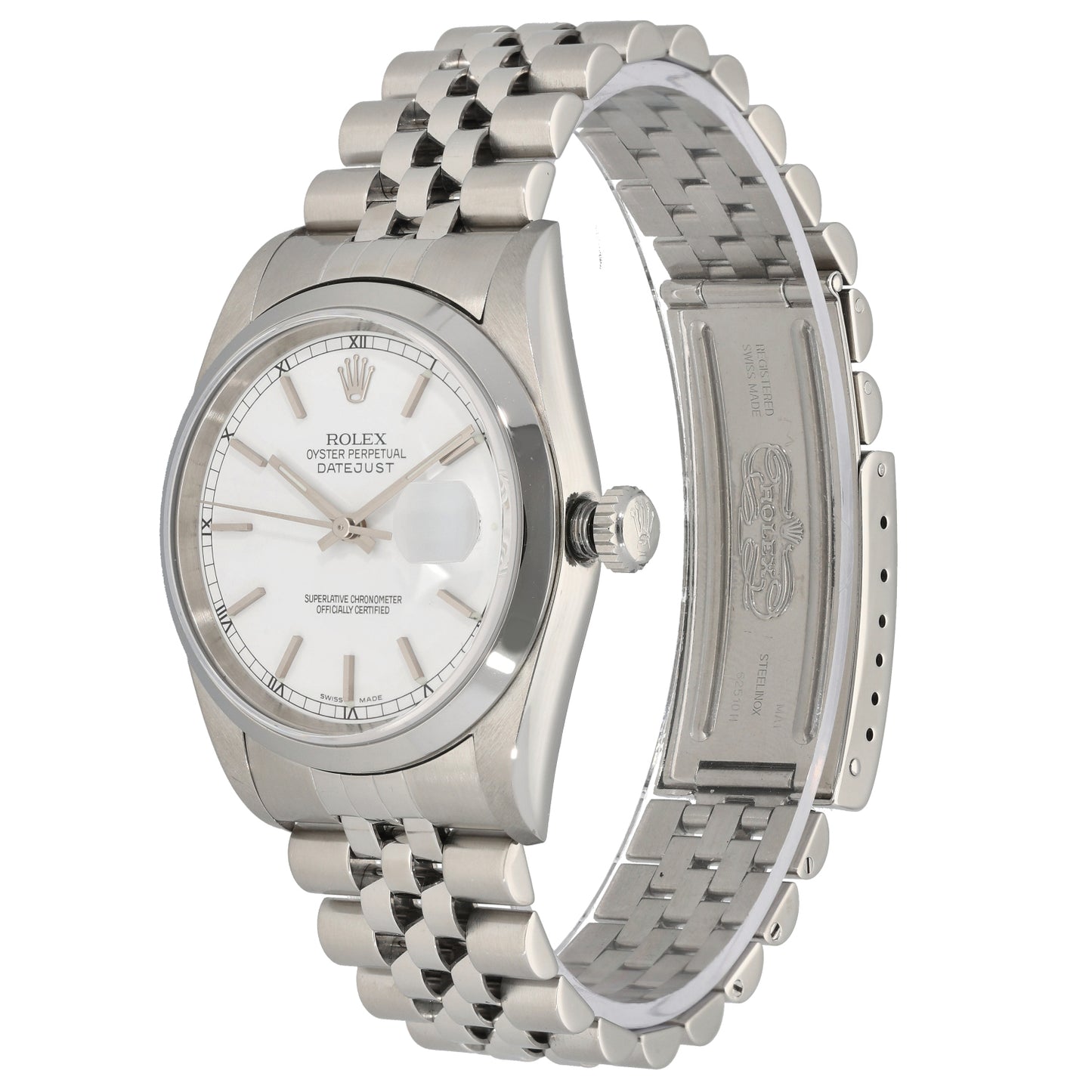 Rolex Datejust 16200 36mm Stainless Steel Watch