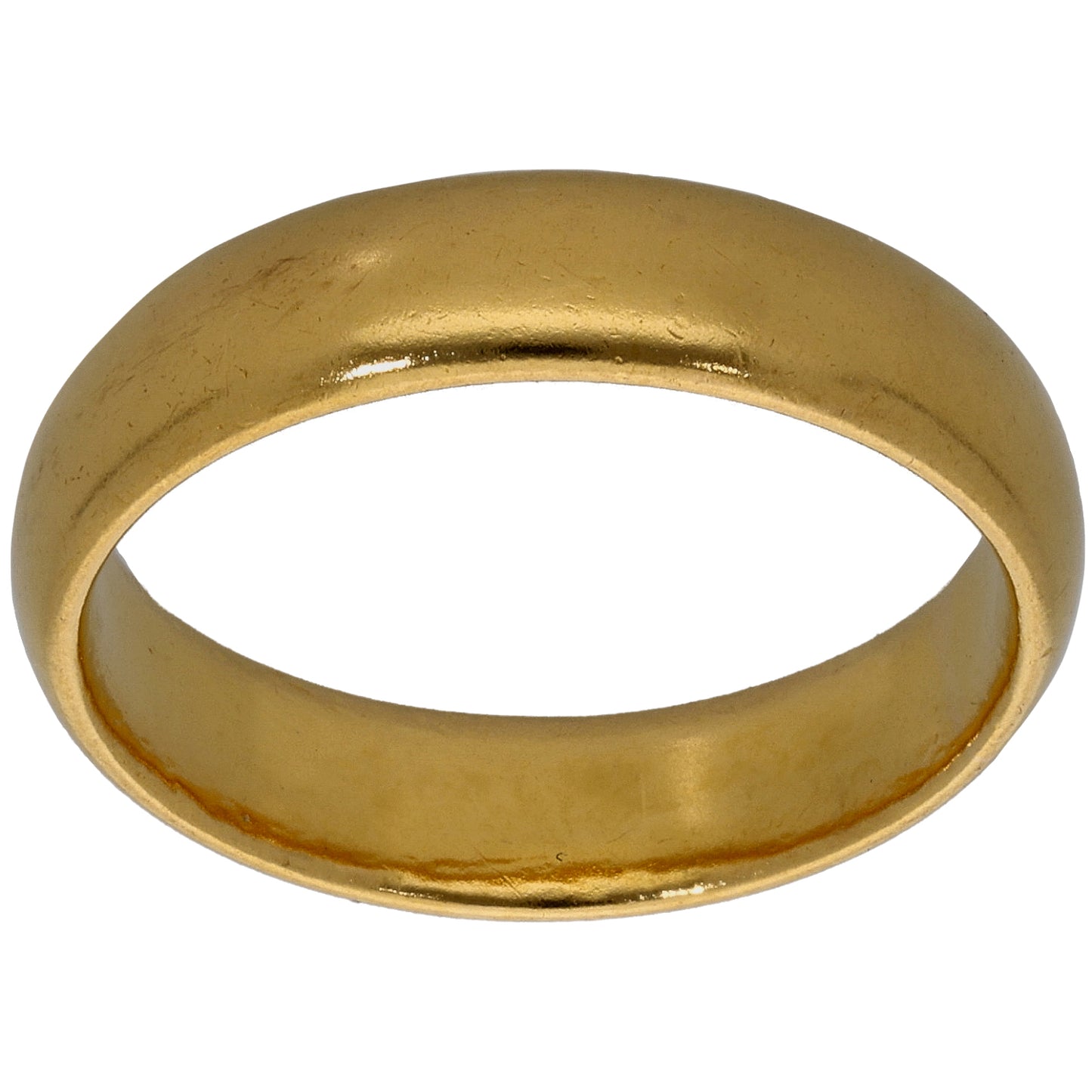 22ct Gold Plain Wedding Ring Size Q