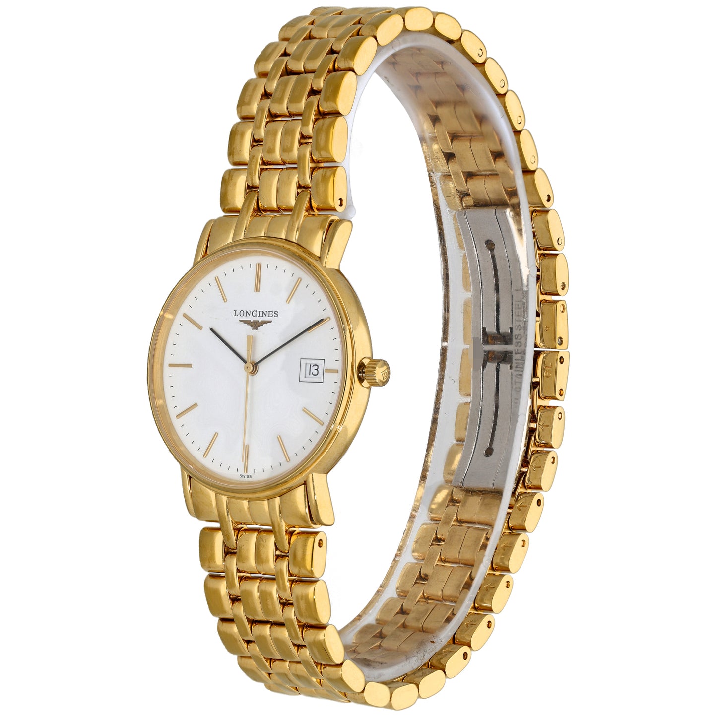 Longines Presence L4.720.2 33mm Gold Plated Watch