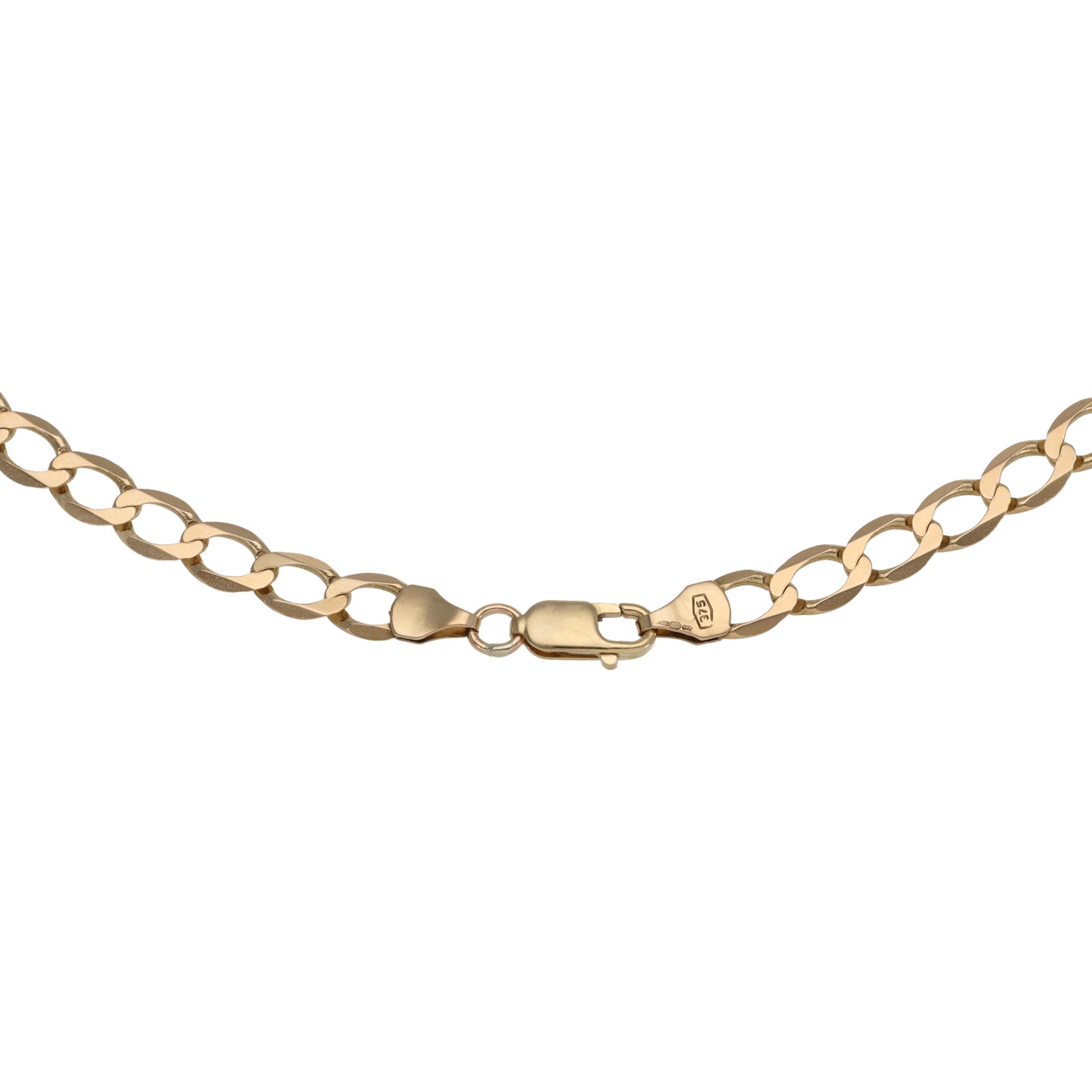 9ct Gold Curb Chain 20"