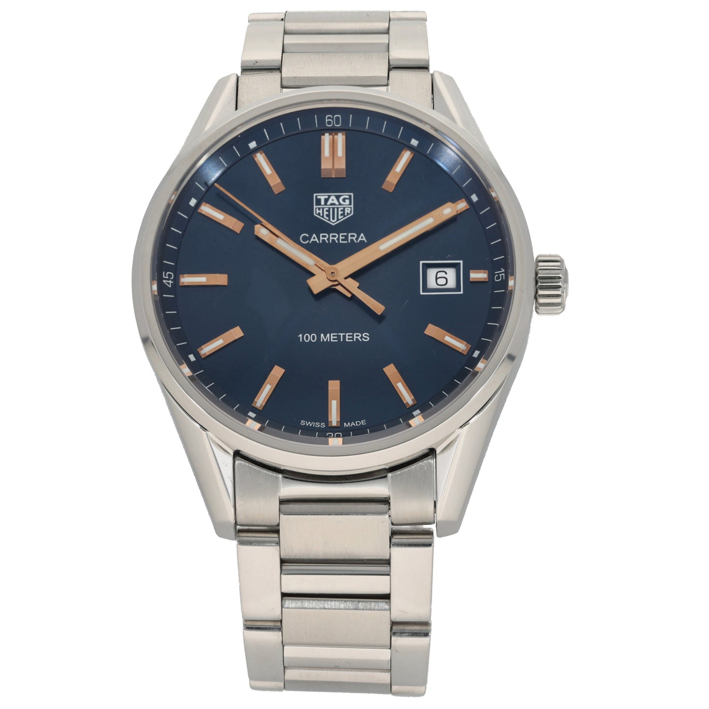 Tag Heuer Carrera WAR1112 39mm Stainless Steel Watch