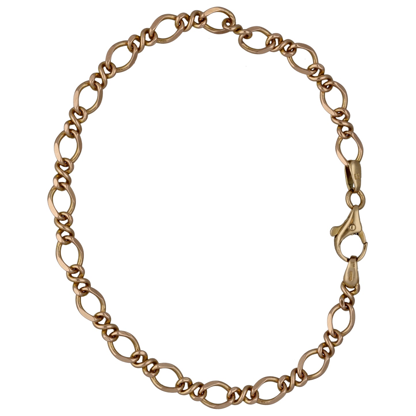 9ct Rose Gold Fancy Bracelet