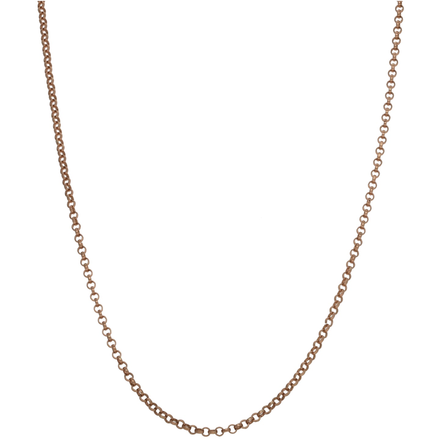 9ct Rose Gold Belcher Chain 24"