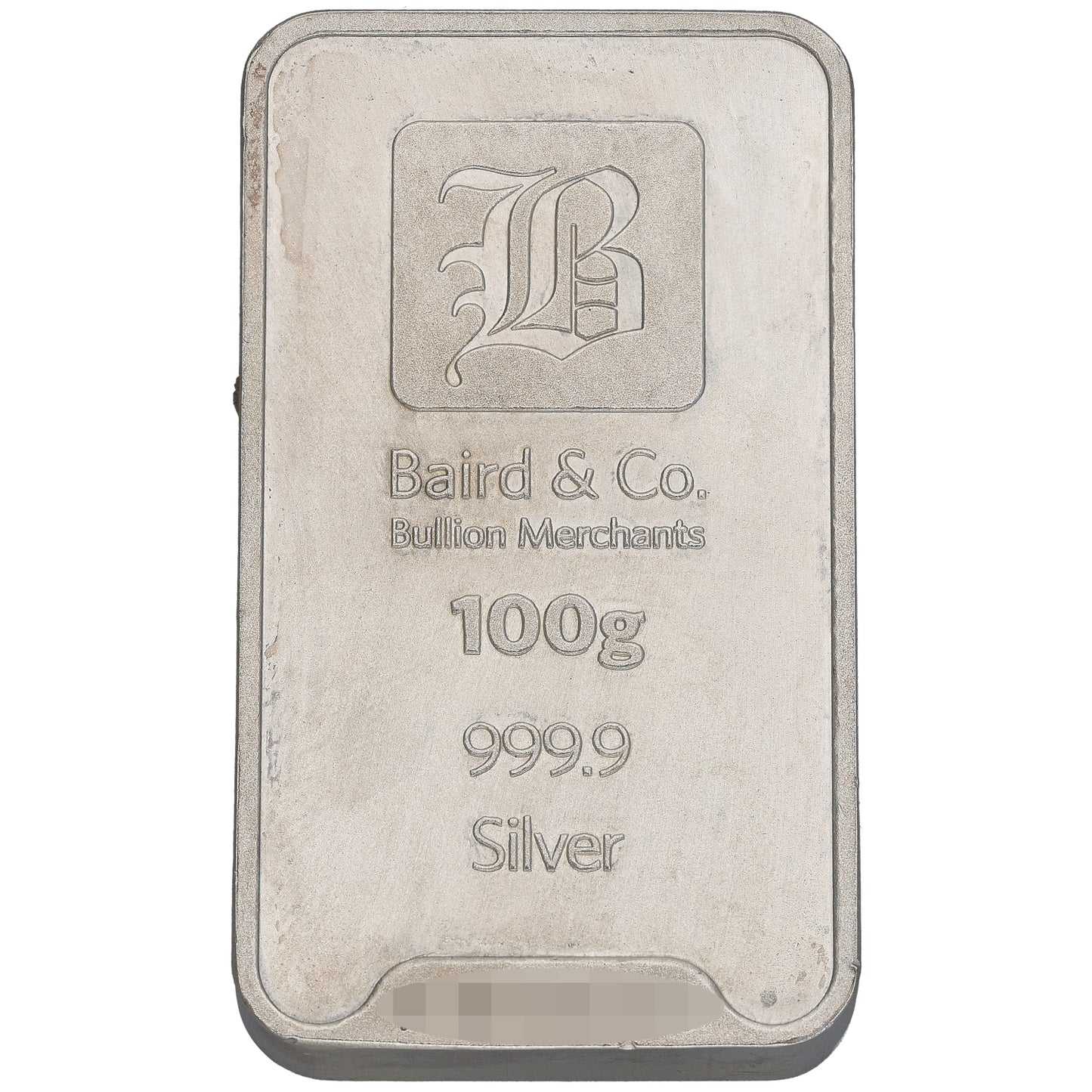 Fine Silver 100g Bar