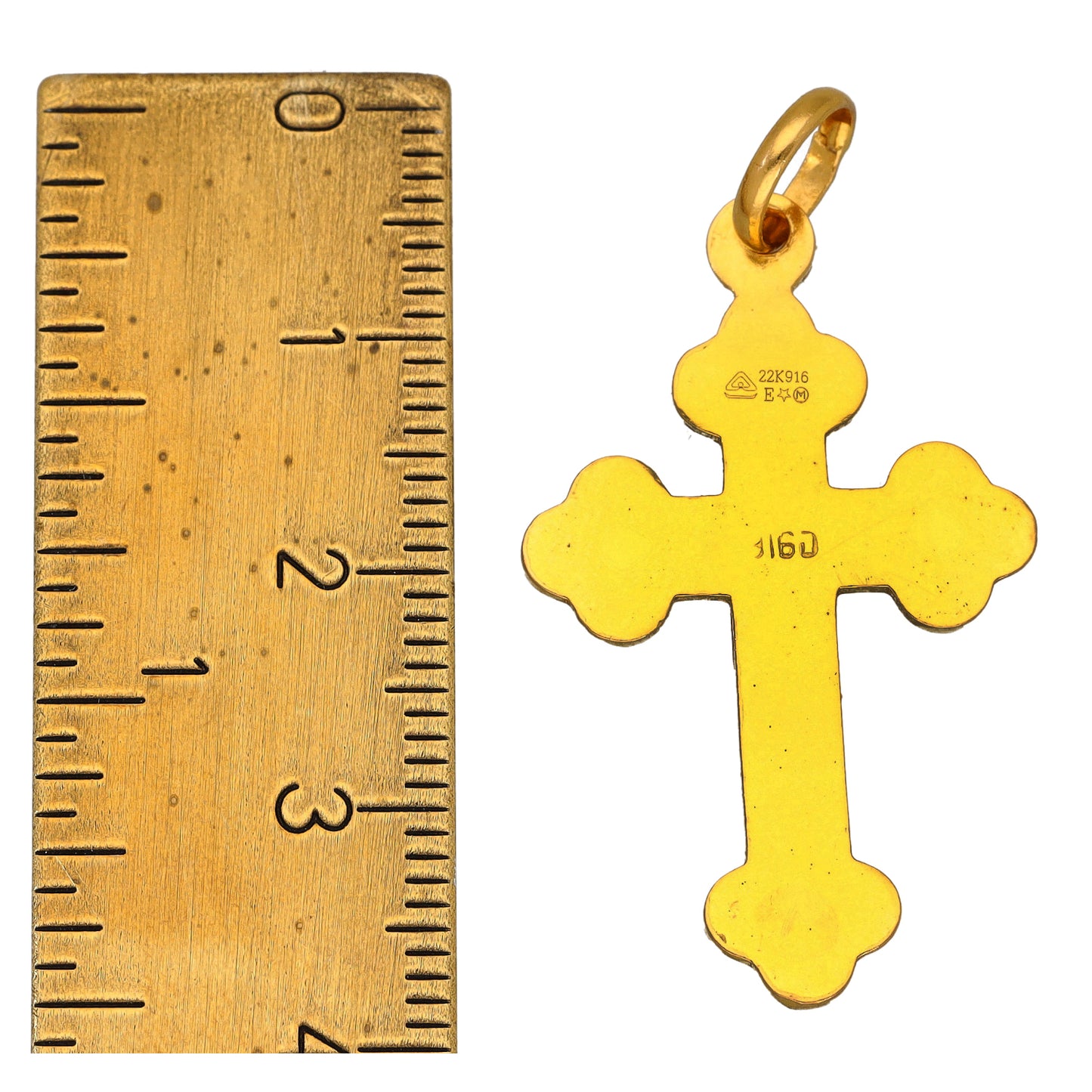 22ct Gold Cross Pendant