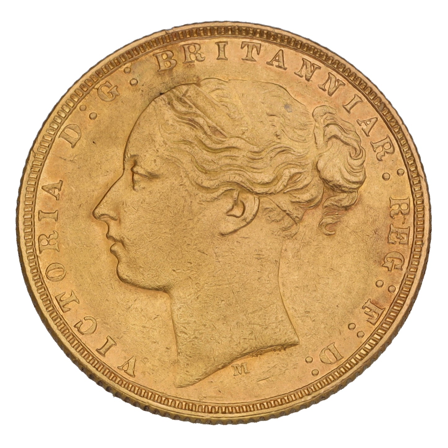 22ct Gold Queen Victoria Full Sovereign Coin 1874