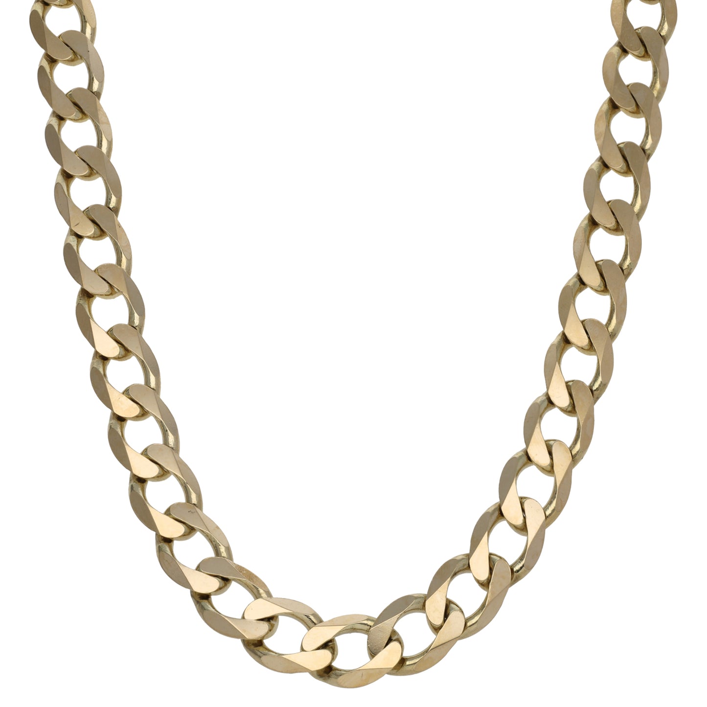 9ct Gold Curb Chain 28"