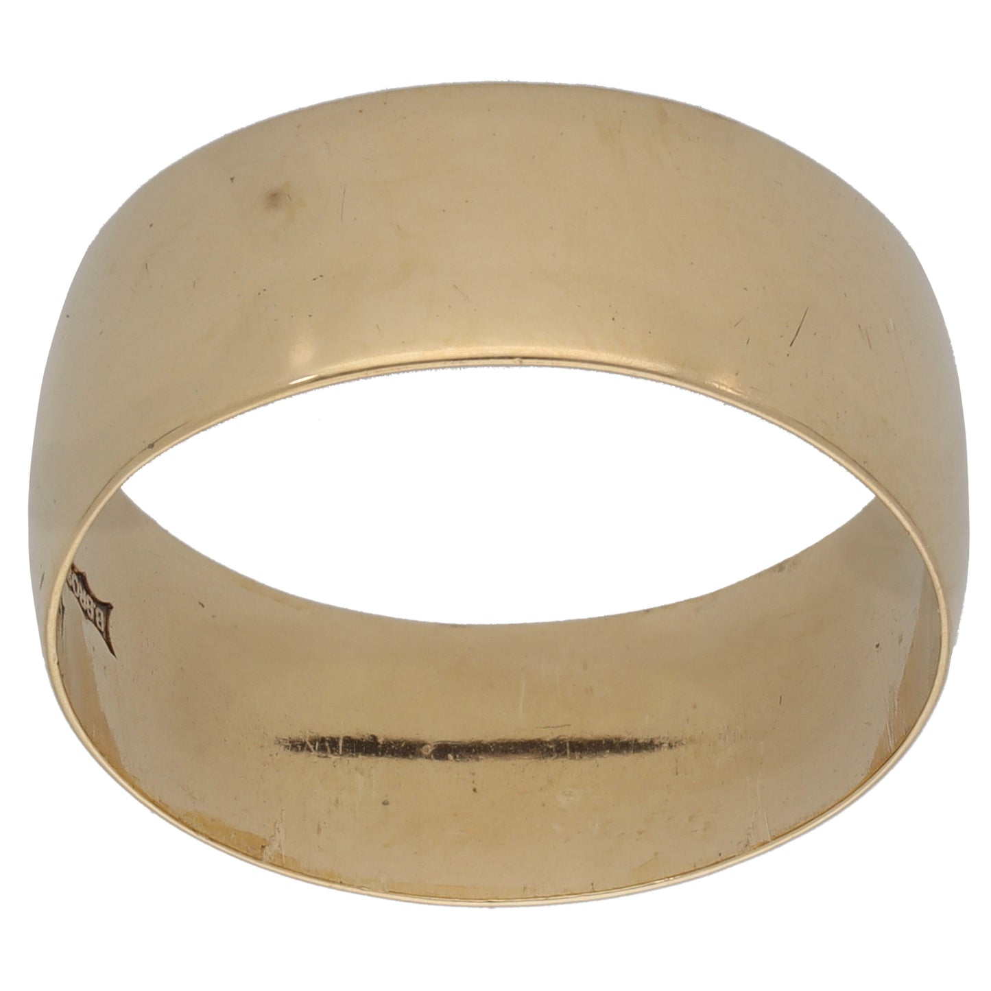 9ct Gold Plain Wedding Ring Size R