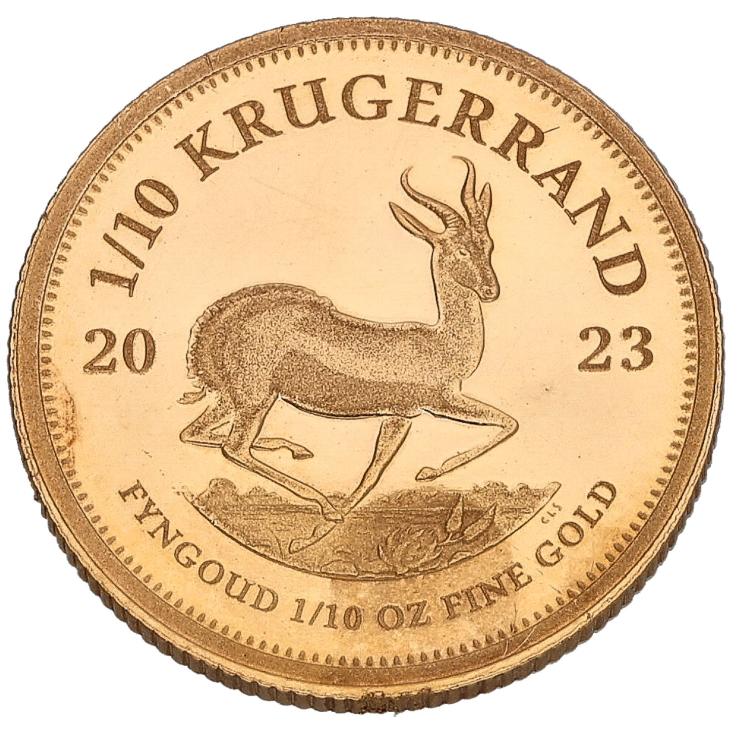 22ct Gold 1/10 OZ Krugerrand Coin 2023