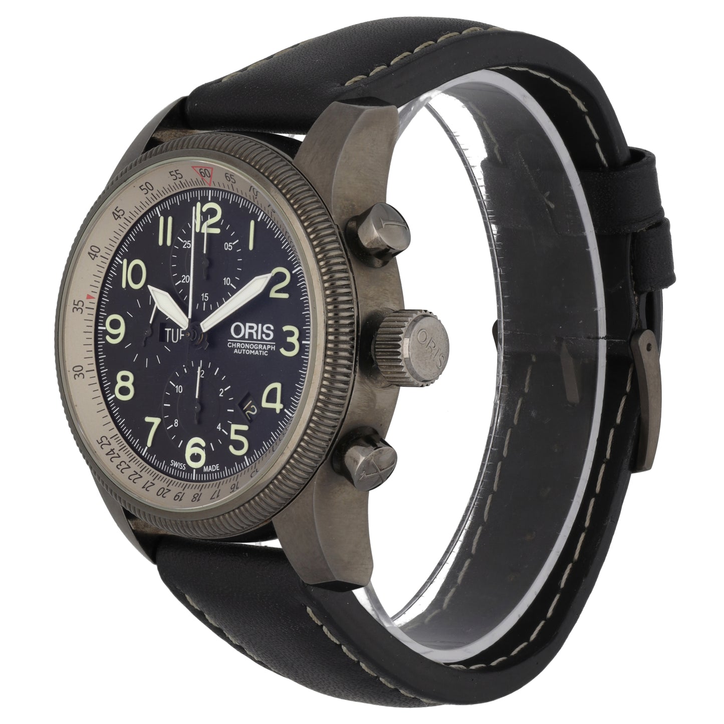 Oris Big Crown 7648 42 45mm PVD Stainless Steel Watch