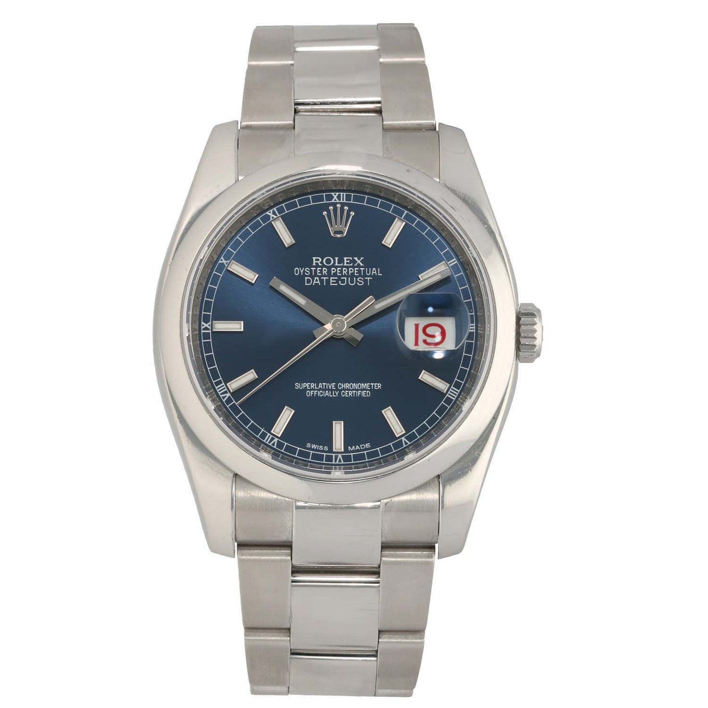 Rolex Datejust 116200 36mm Stainless Steel Watch