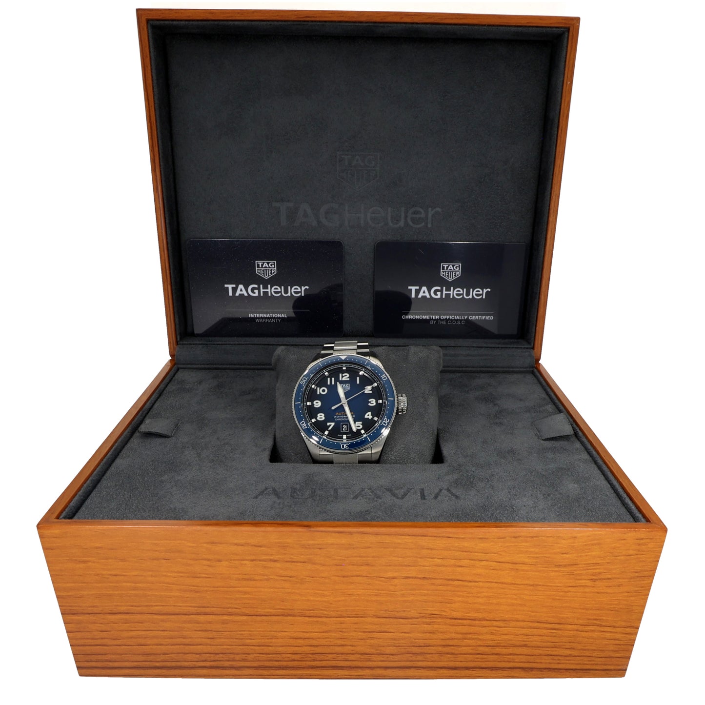 Tag Heuer Autavia WBE5116 42mm Stainless Steel Watch