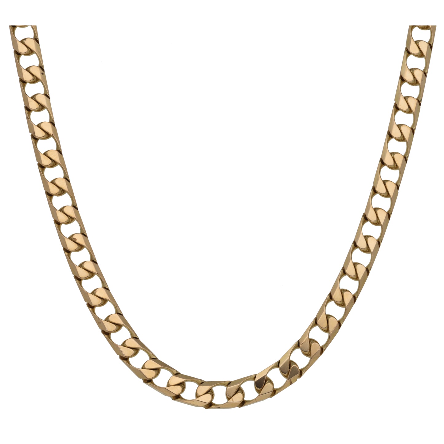9ct Gold Curb Chain 20"