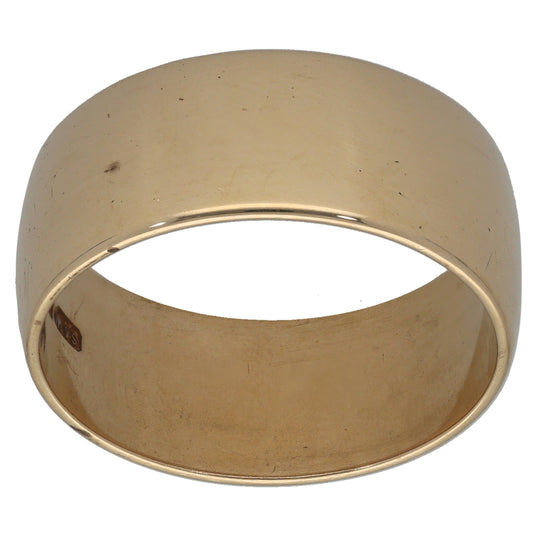 9ct Gold Plain Wedding Ring Size U