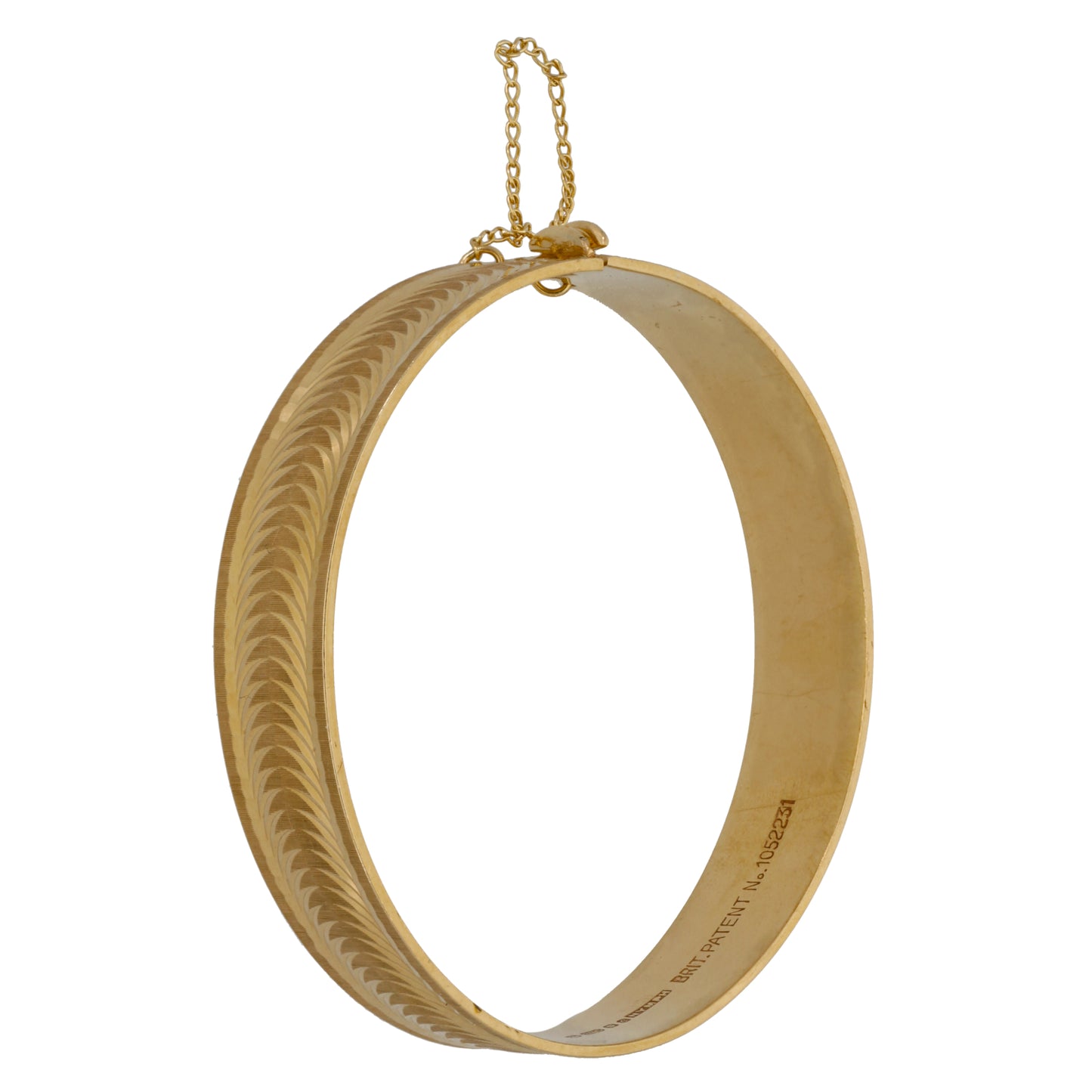 9ct Gold Hinged/Clasp Bangle