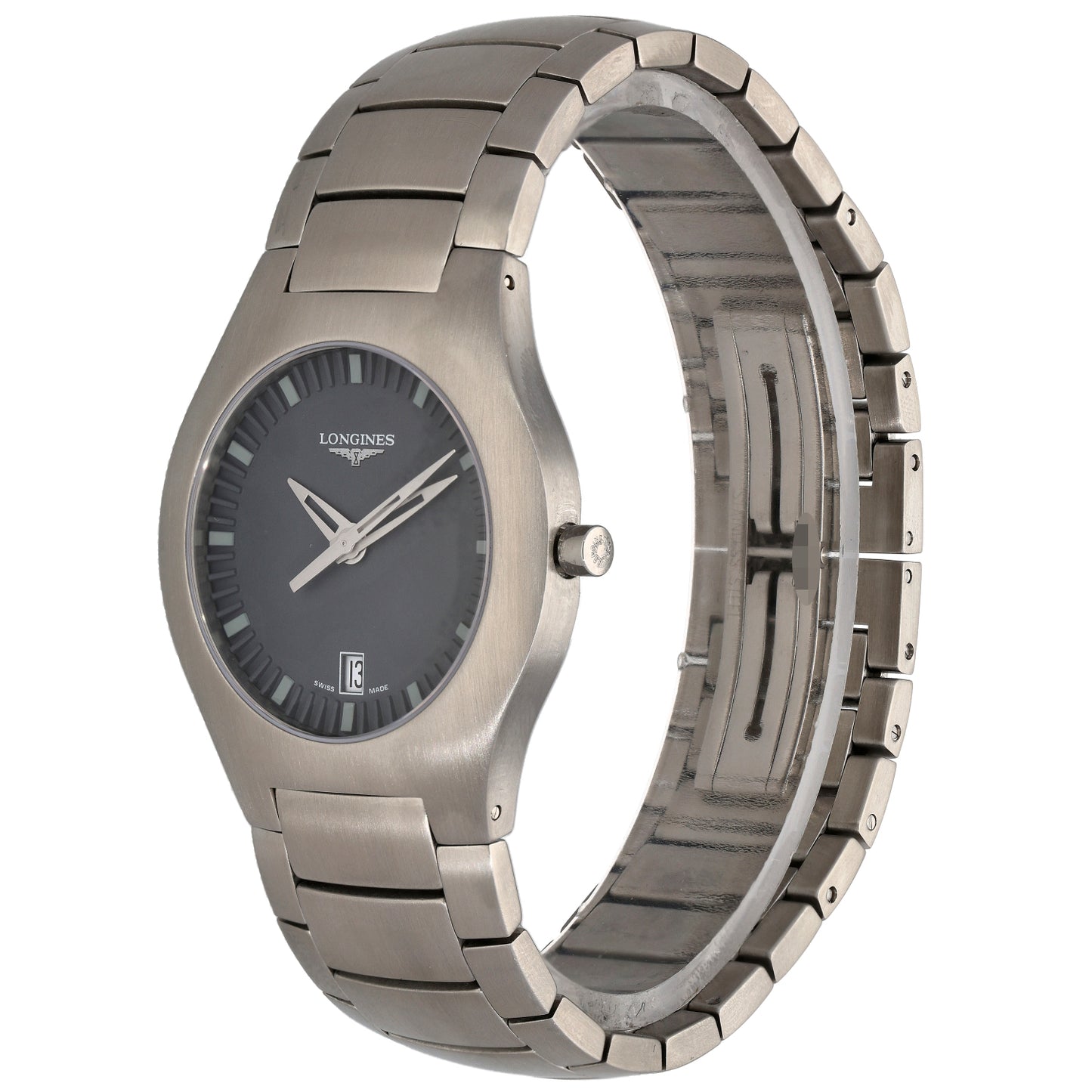 Longines Oposition L3.617.4 36mm Stainless Steel Watch