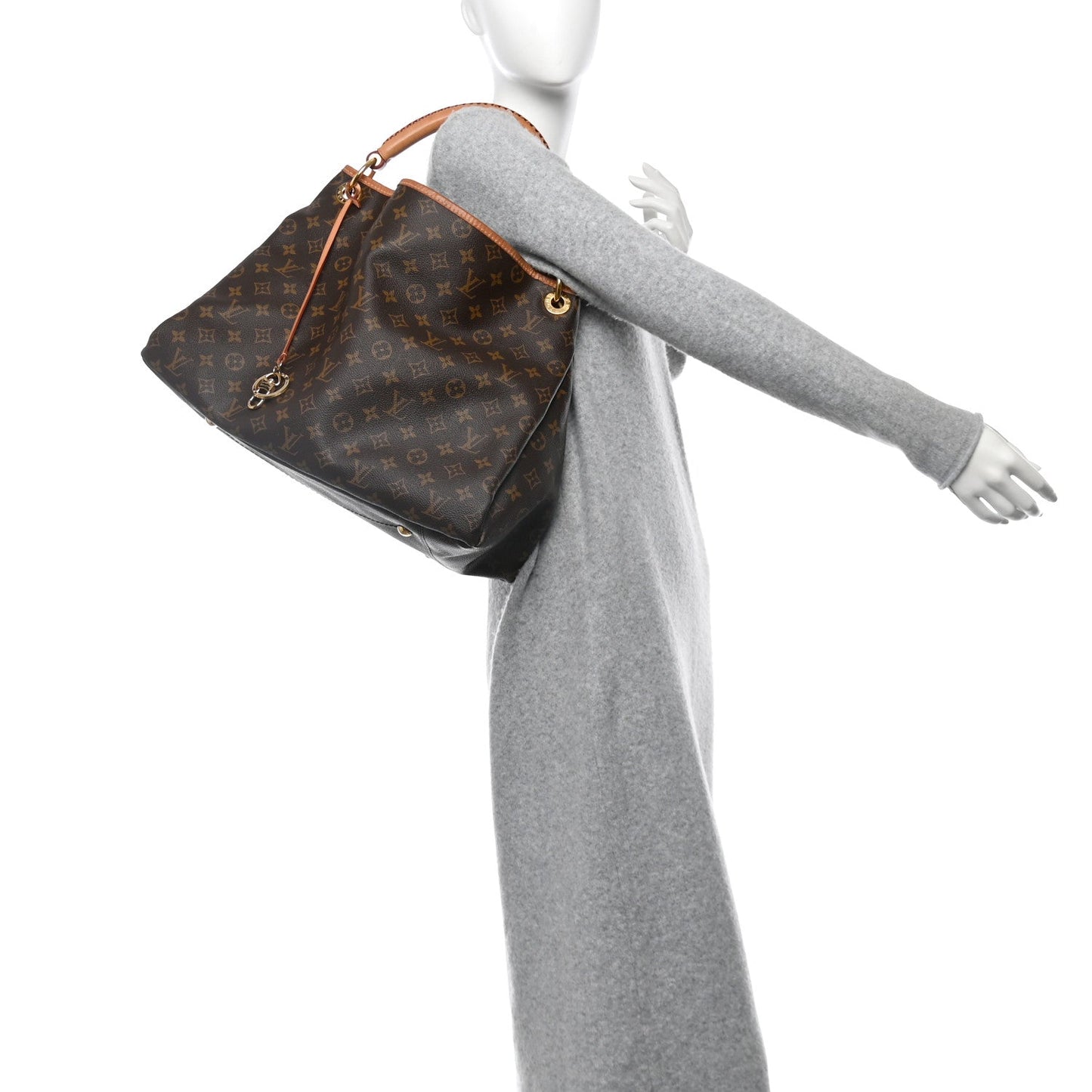 Louis Vuitton Artsy MM Monogram Coated Canvas Bag - Brown