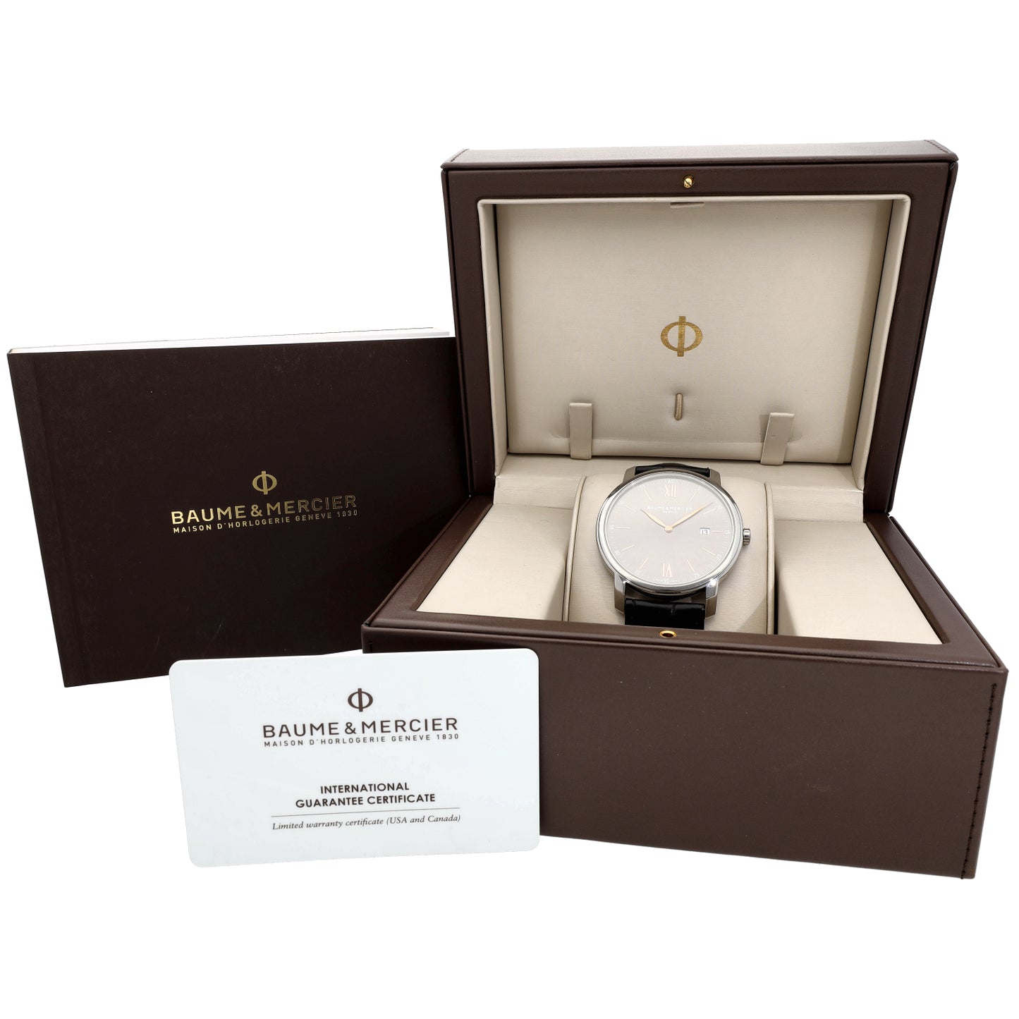 Baume Et Mercier Classima 65493 42mm Stainless Steel Watch