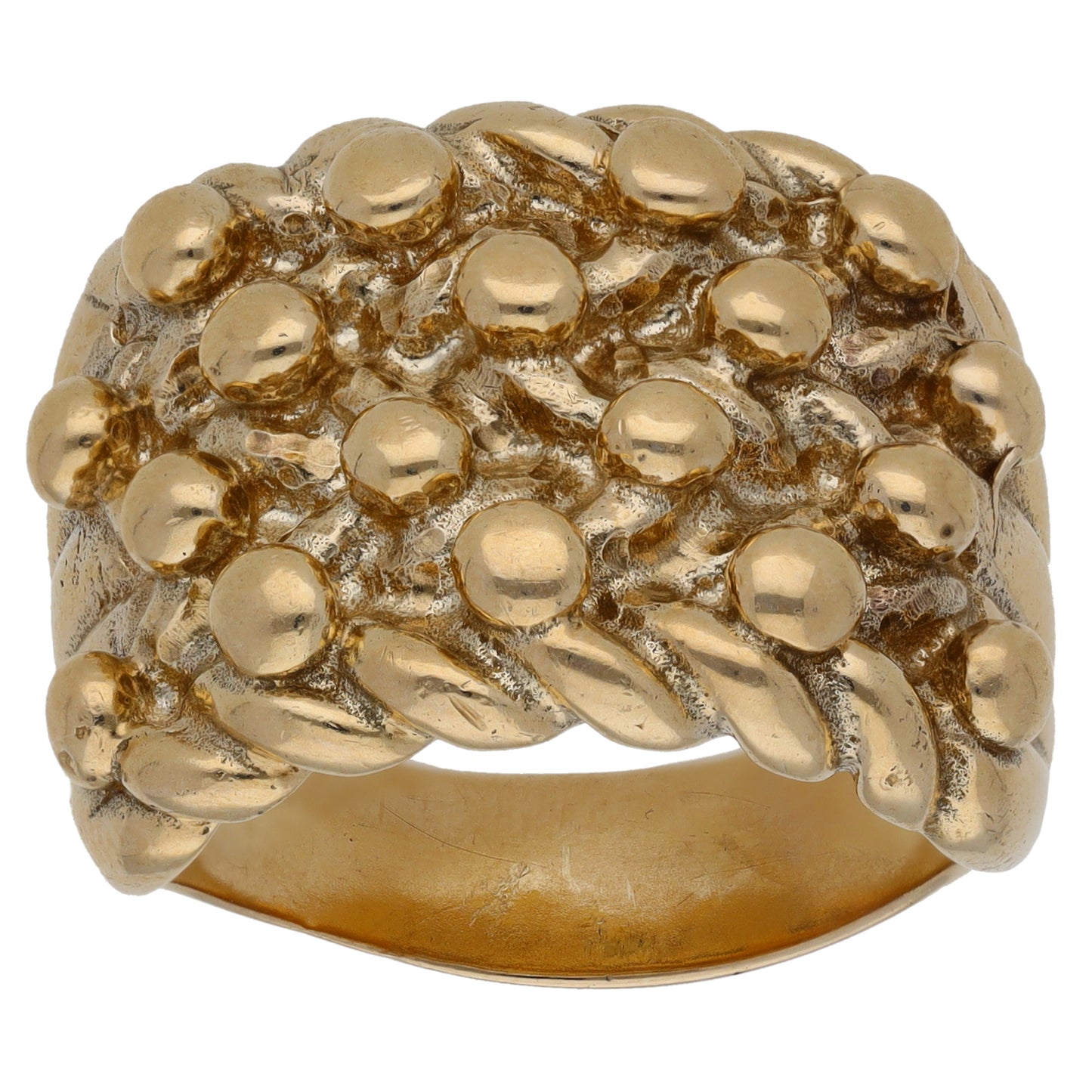 9ct Gold Keeper Ring Size V