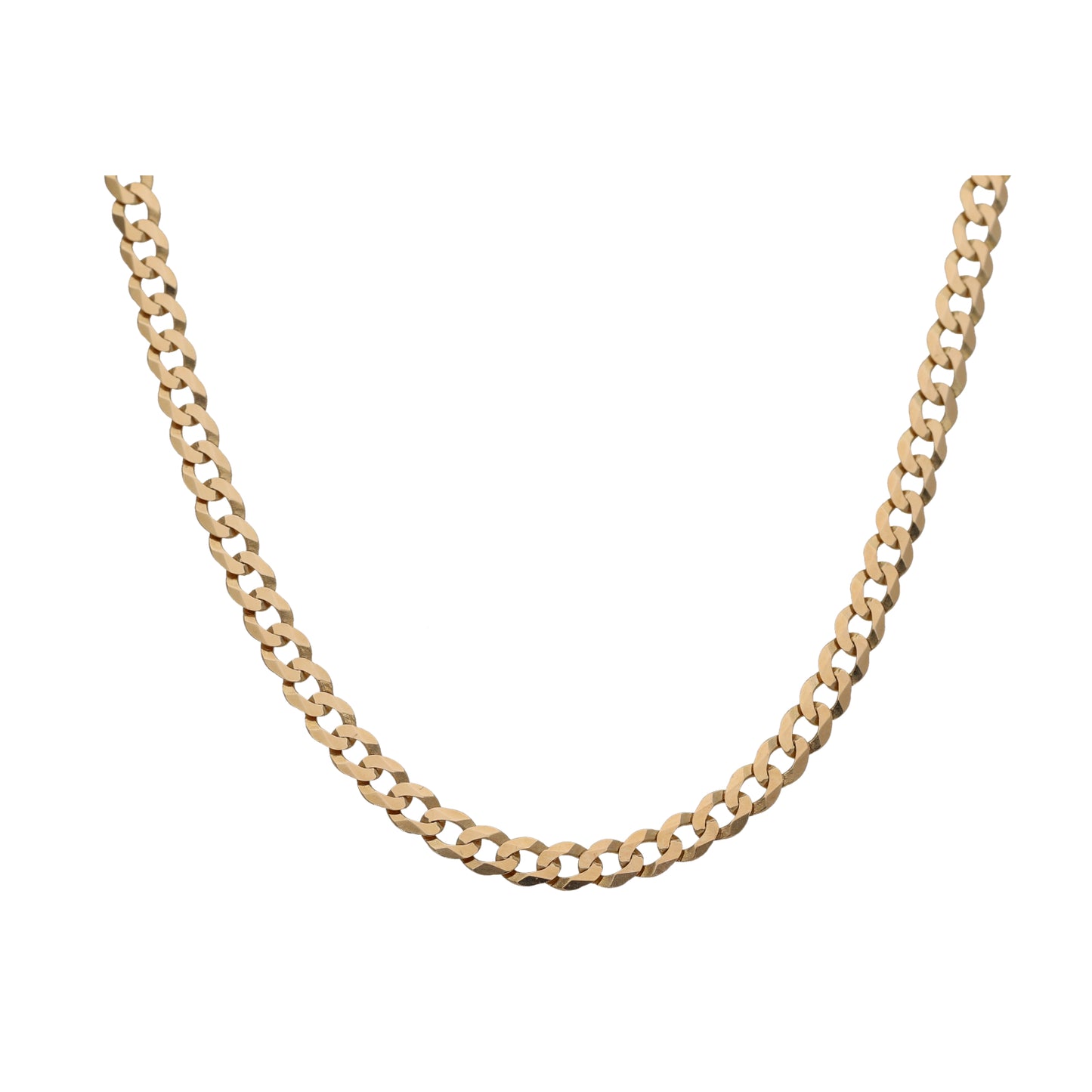 9ct Gold Curb Chain 30"