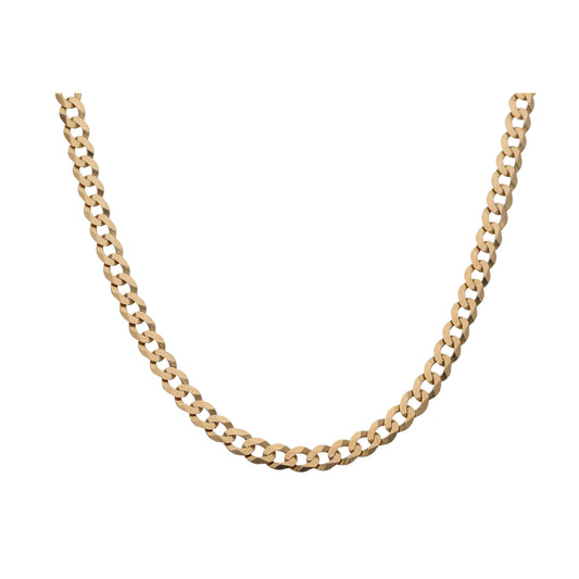 9ct Gold Curb Chain 30"