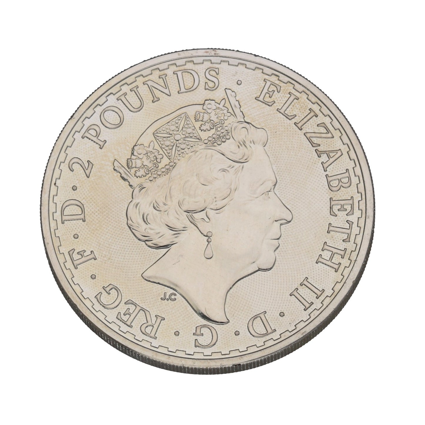Fine Silver Queen Elizabeth II 1 OZ Britannia Coin 2019