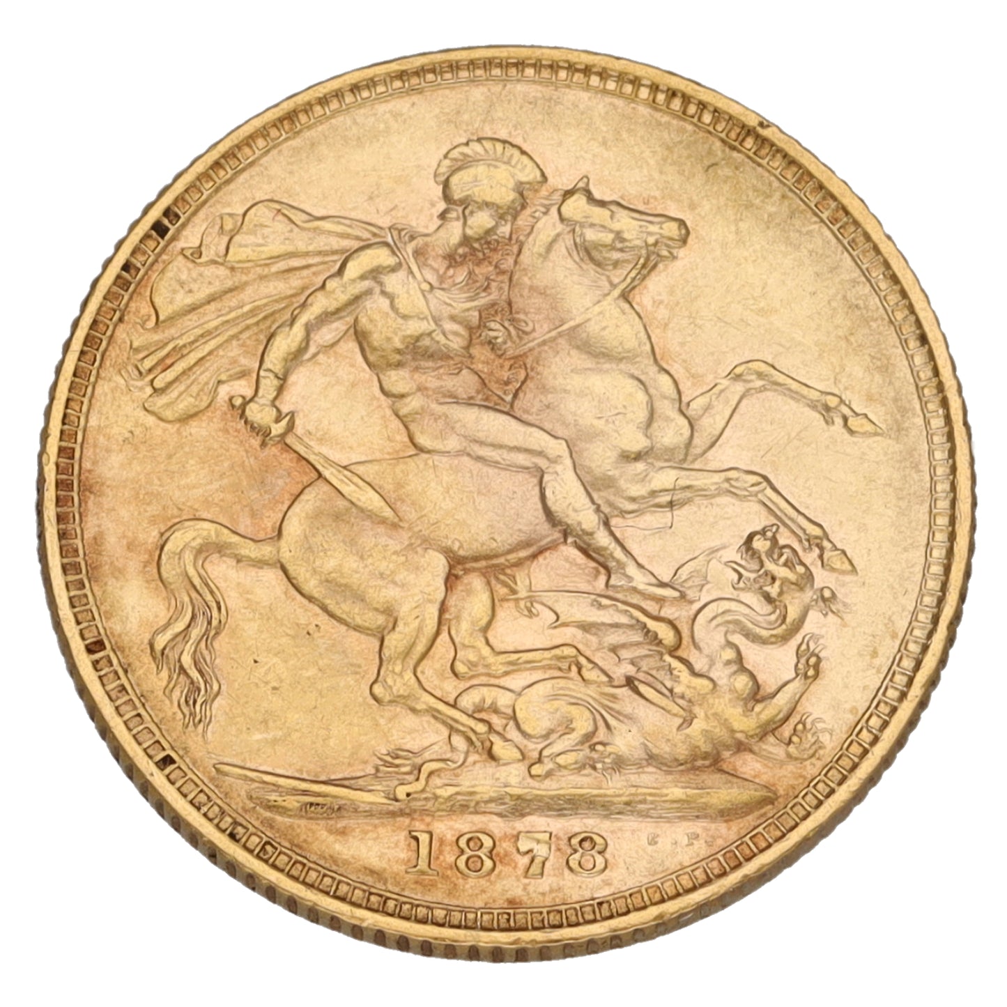 22ct Gold Queen Victoria Full Sovereign Coin 1878