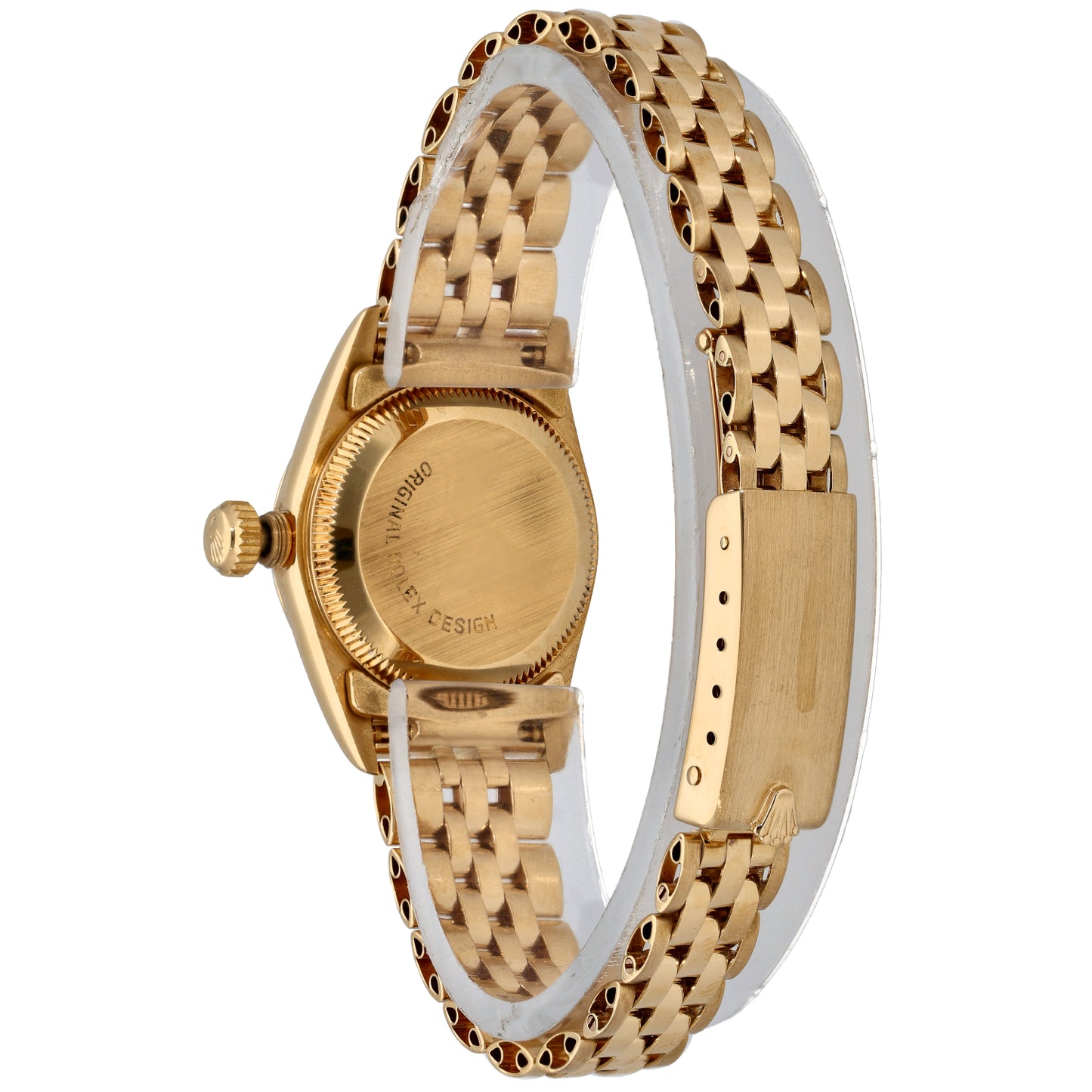 Rolex Oyster Perpetual 67198 26mm Gold Watch