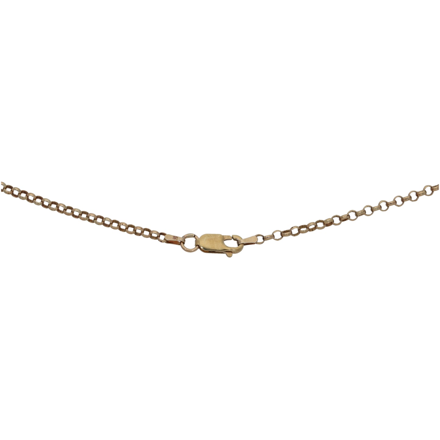 9ct Gold Belcher Chain 18"