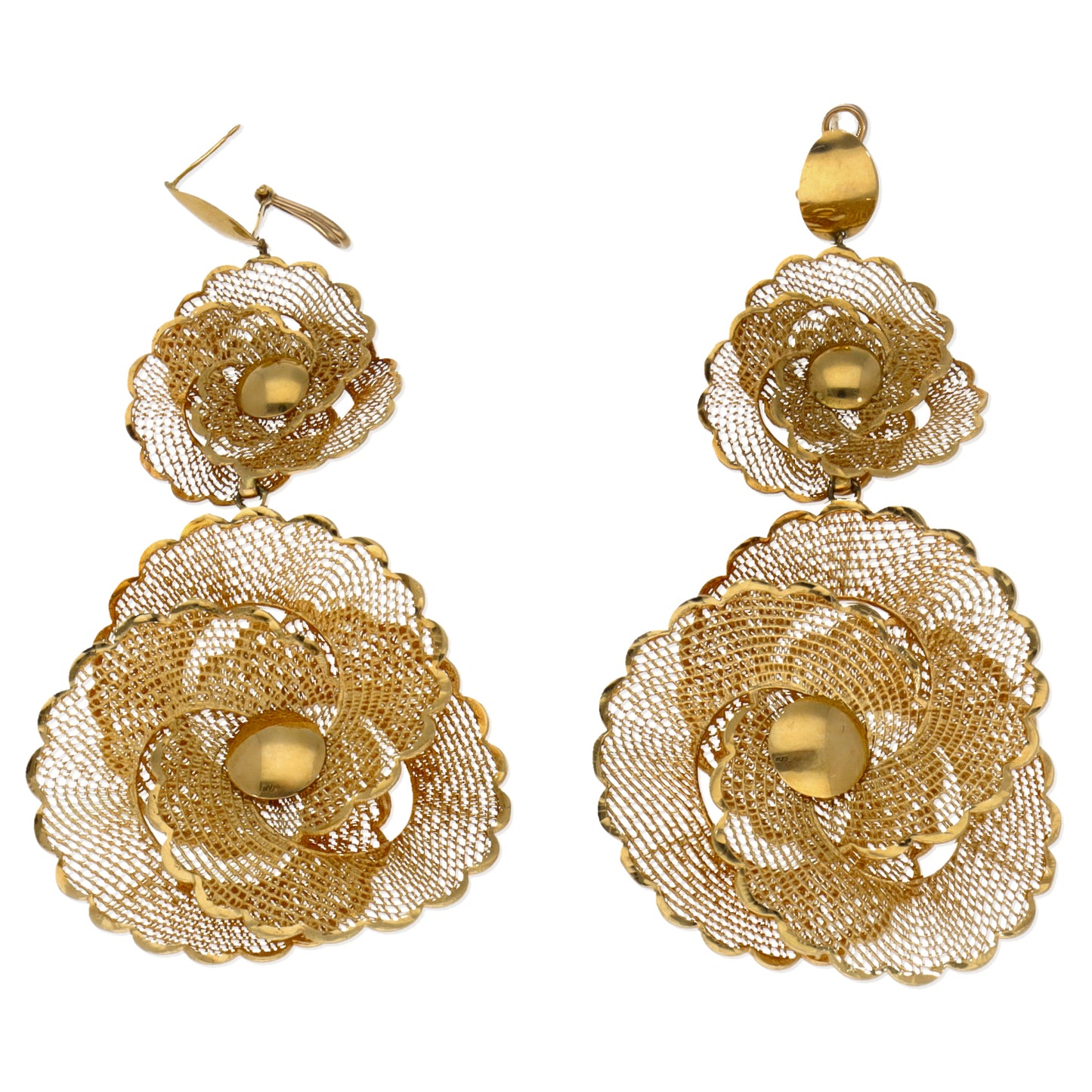 18ct Gold Drop Earrings