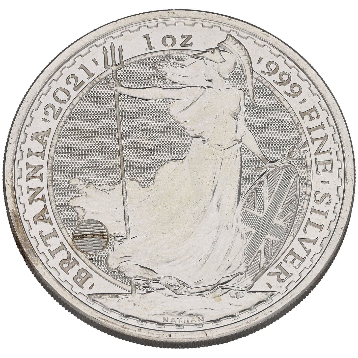 Fine Silver Queen Elizabeth II 1 OZ Britannia Coin 2021