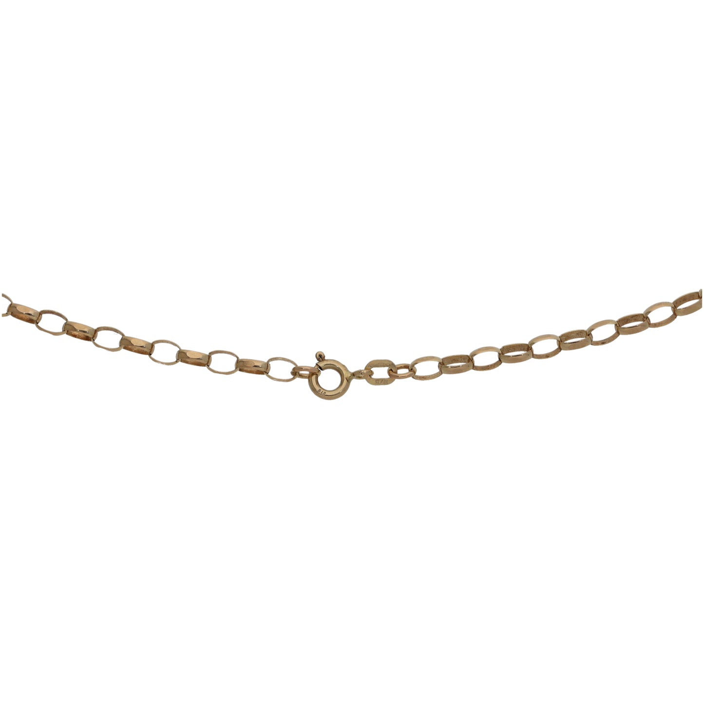 9ct Gold Belcher Chain 22"
