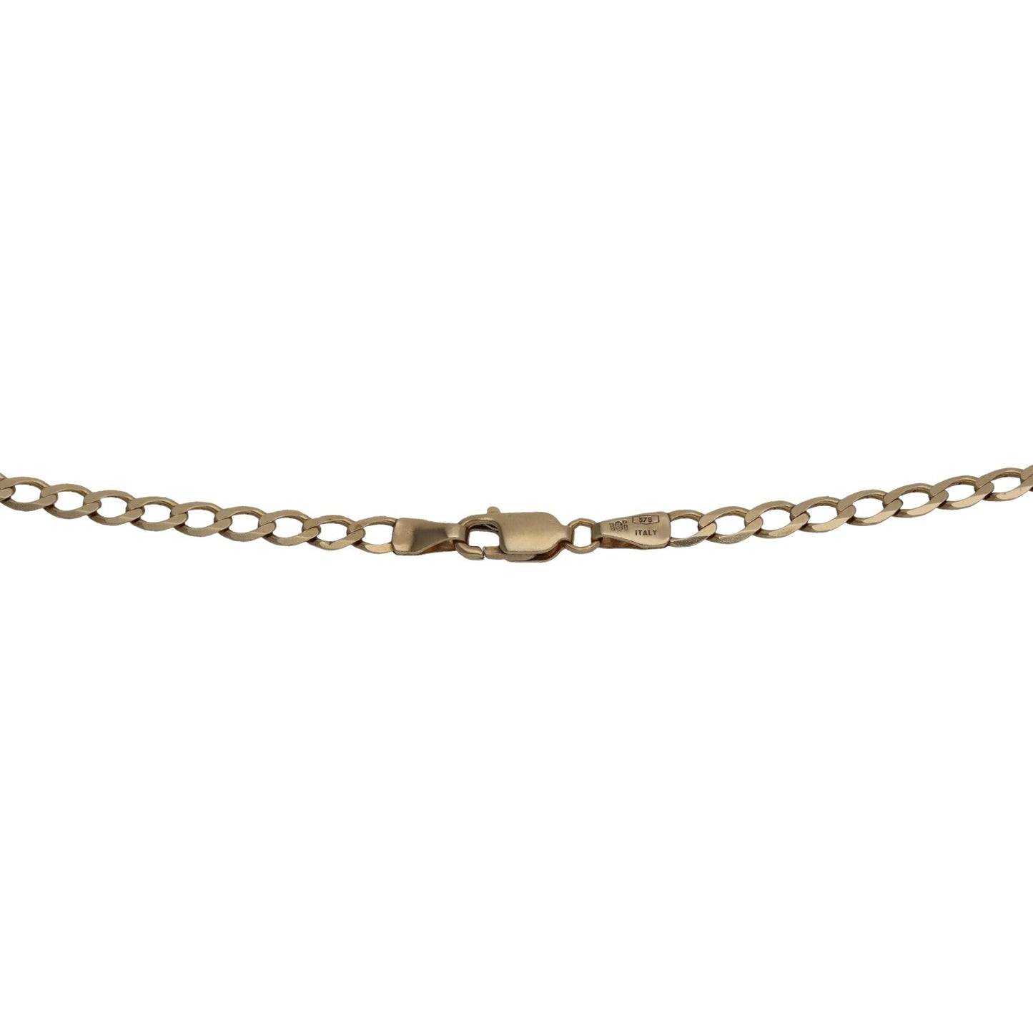 9ct Gold Curb Chain 22"