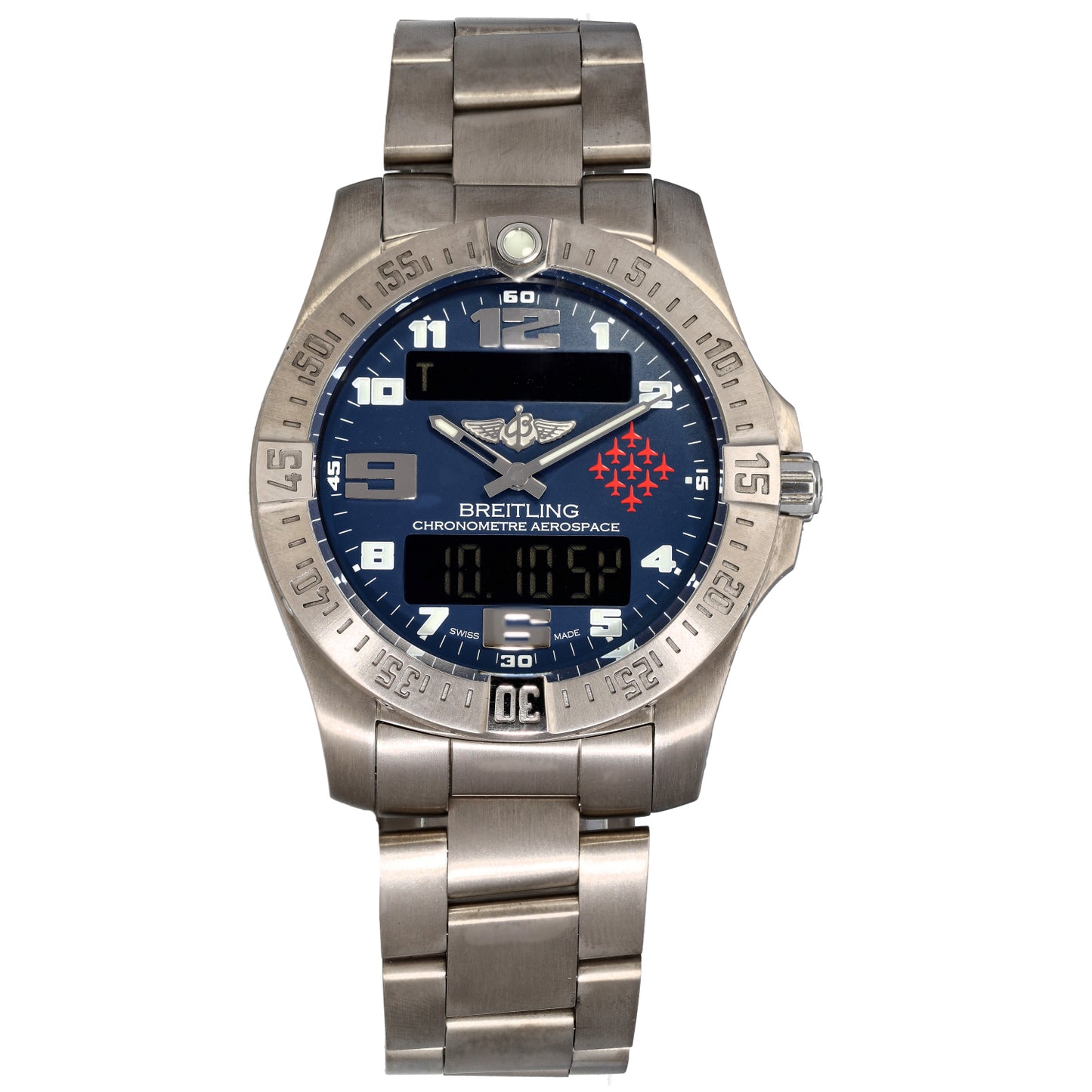 Breitling Aerospace E79363 43mm Titanium Watch