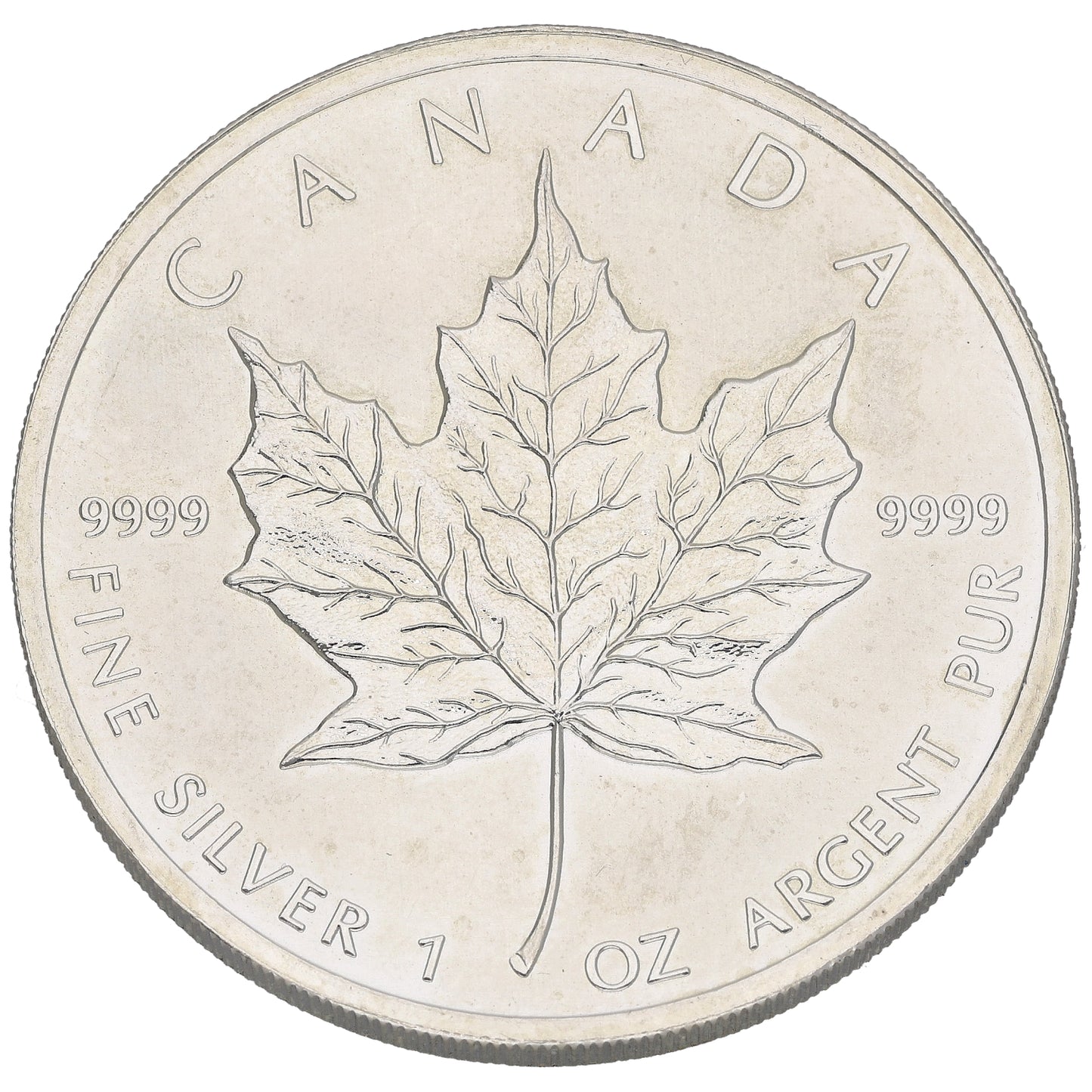 Fine Silver Canada Maple 1 OZ Coin 2011
