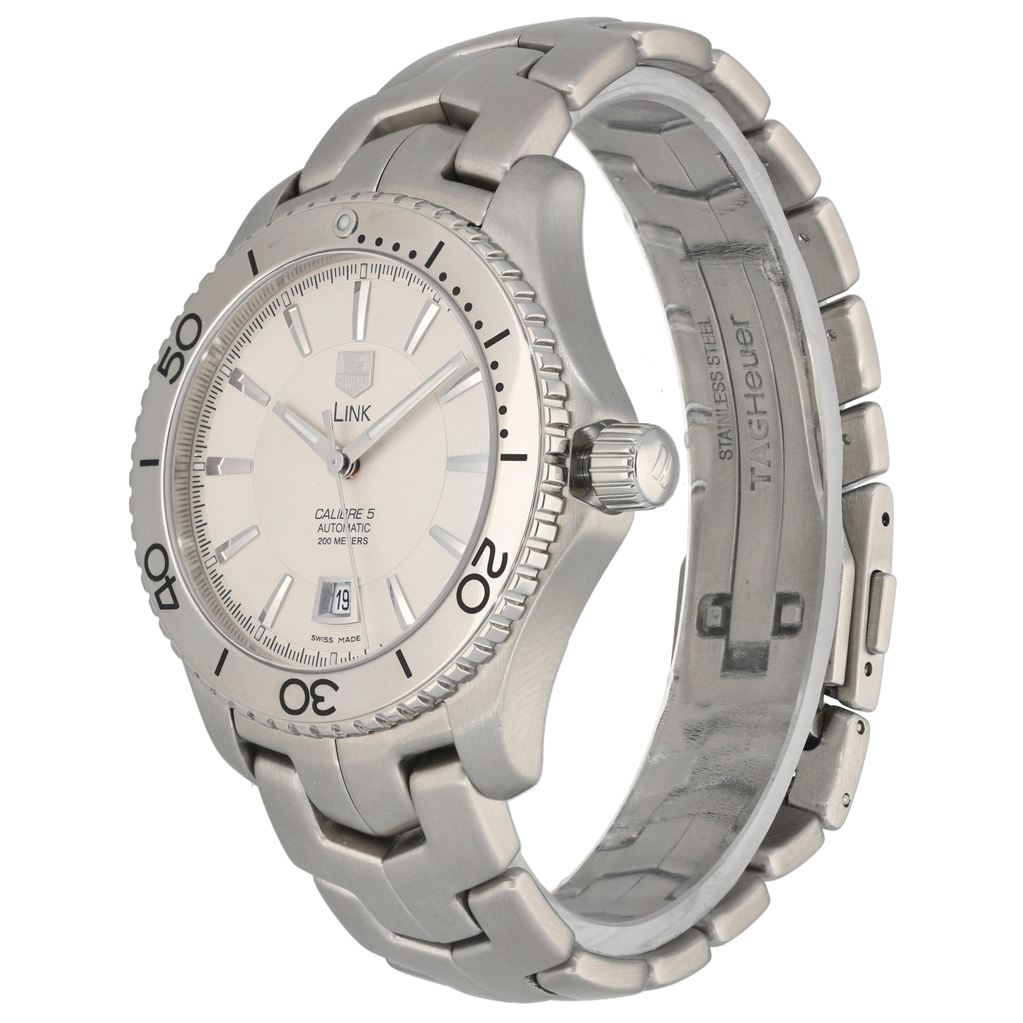 Tag Heuer Link WJ201B 42mm Stainless Steel Watch