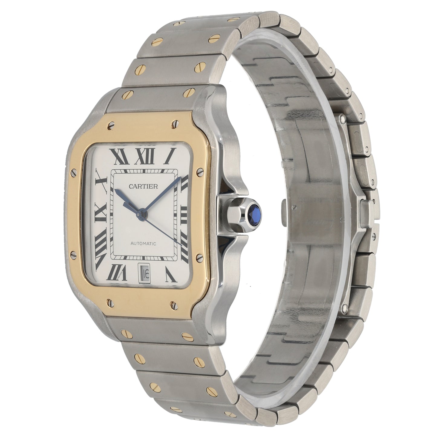Cartier Santos De Cartier 4072 39.8mm Bi-Colour Watch