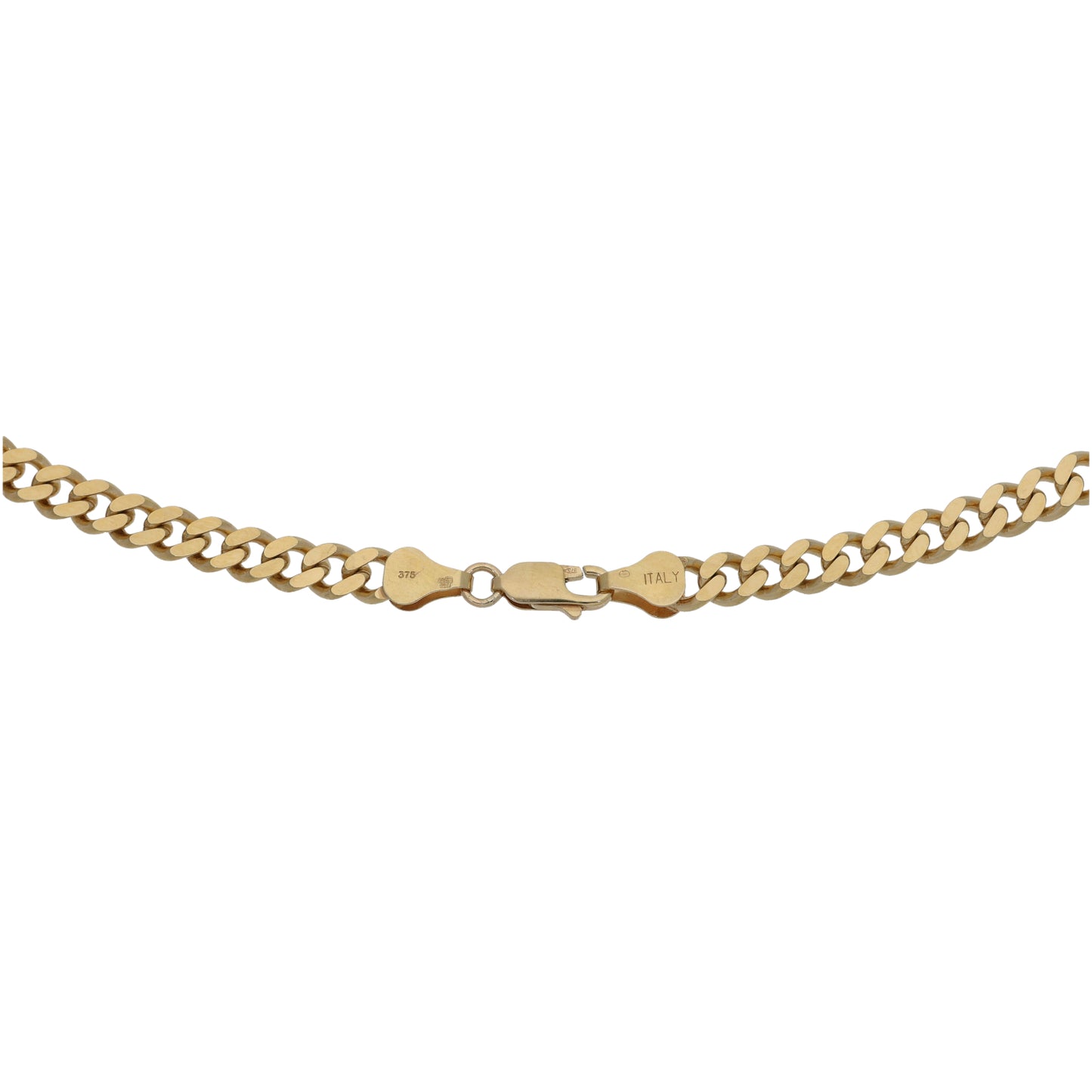 9ct Gold Curb Chain 28"