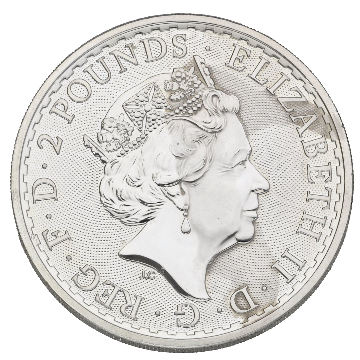 Fine Silver Queen Elizabeth II 1 OZ Britannia Coin 2019