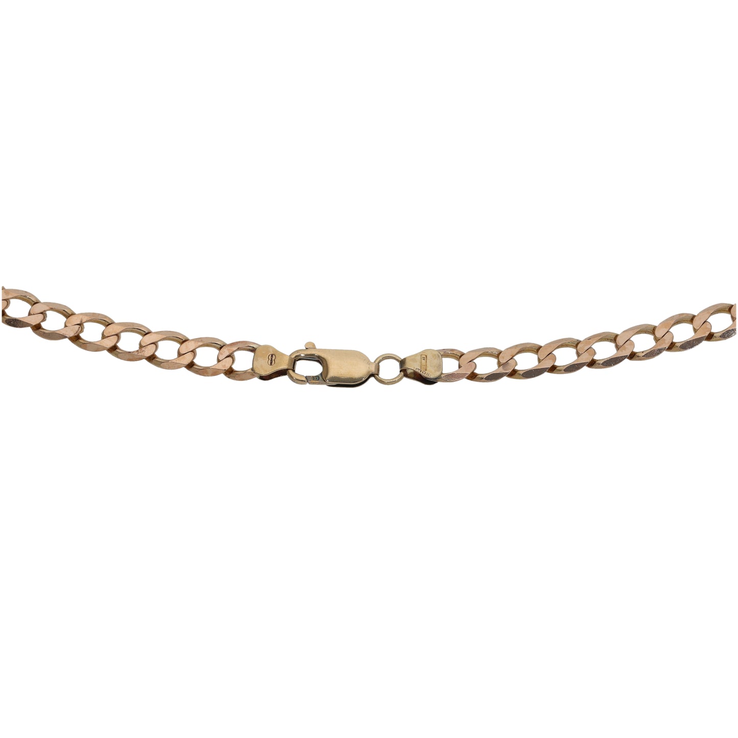 9ct Gold Curb Chain 18"