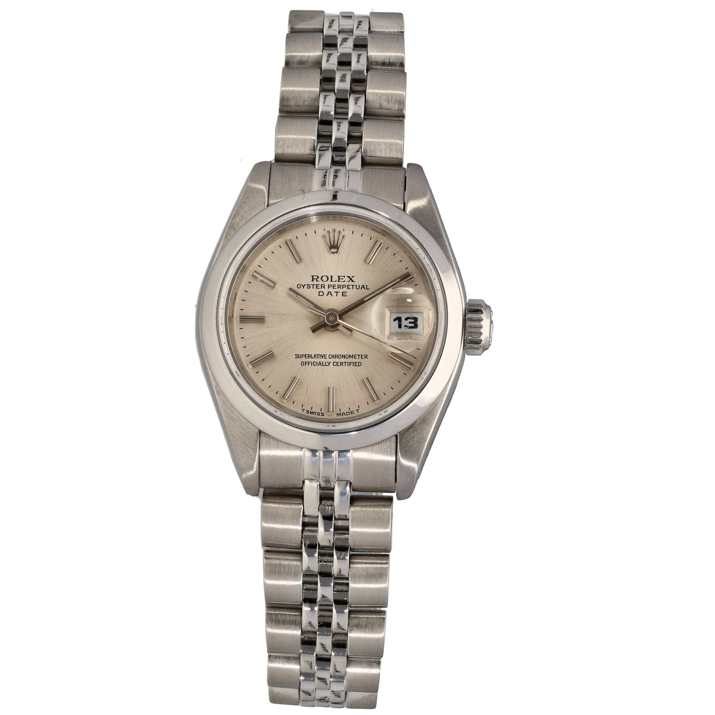 Rolex Date 69160 26mm Stainless Steel Watch