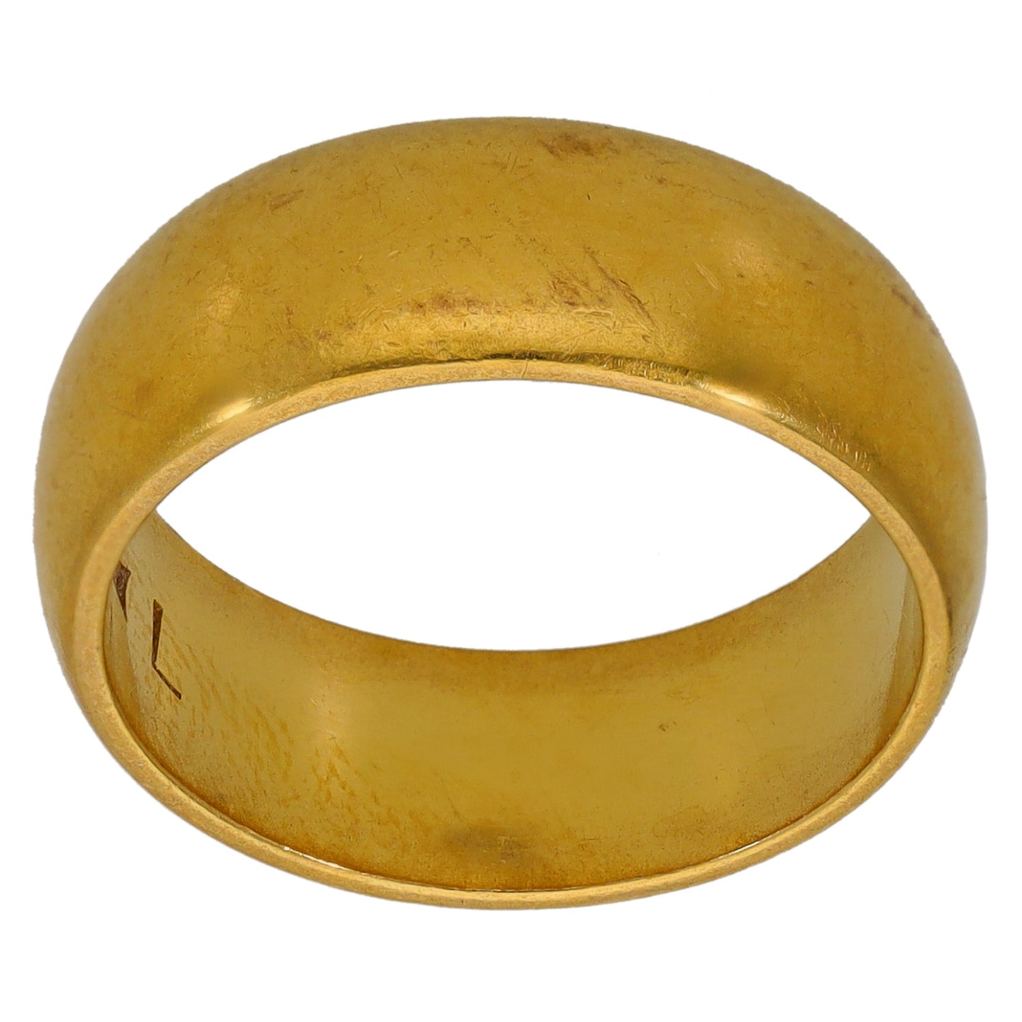 22ct Gold Plain Wedding Ring Size K