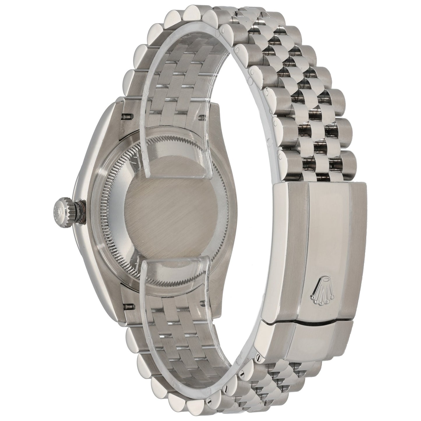 Rolex Datejust 126200, Blue Dial, Stainless Steel, Rear Angle Image