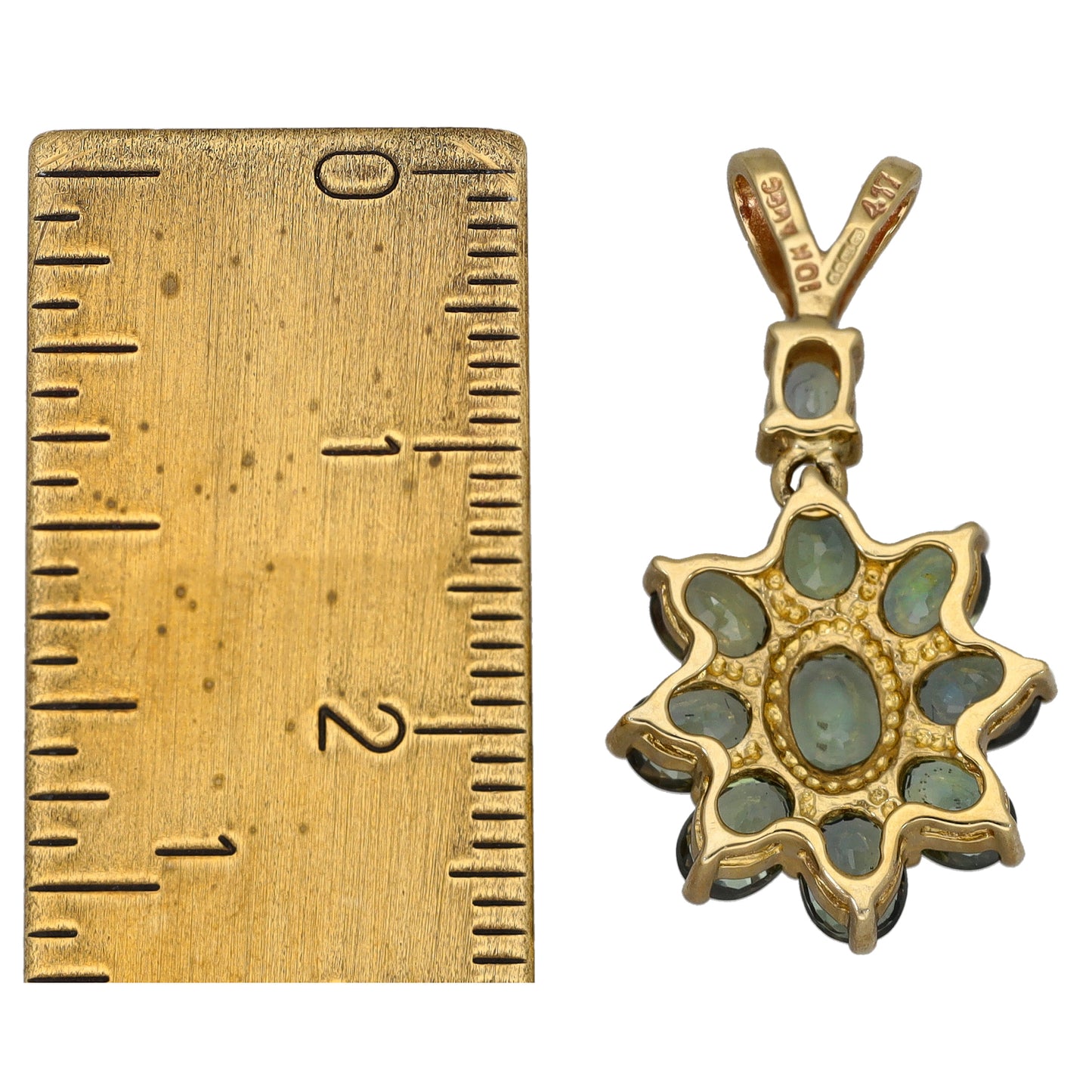 9ct Gold Sapphire Dress/Cocktail Pendant