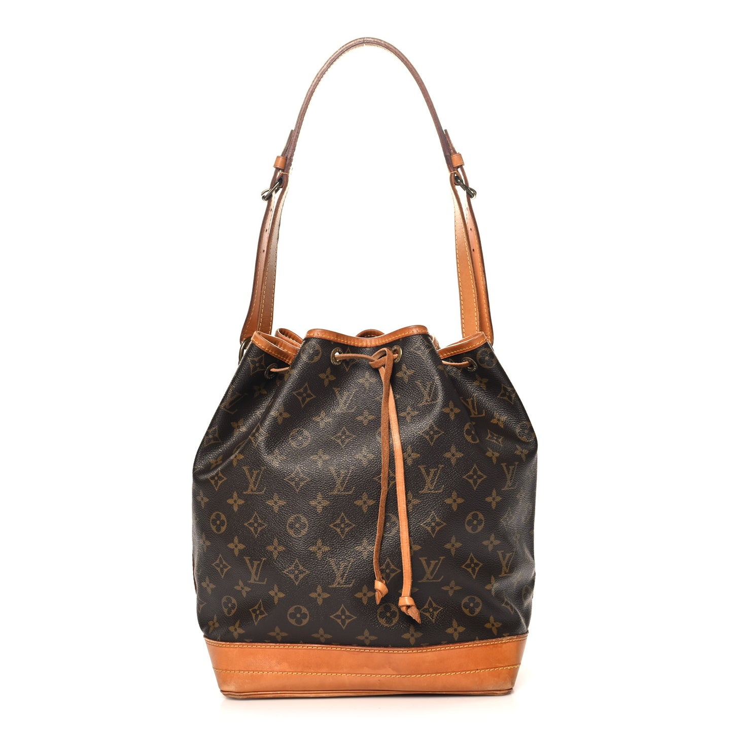 Louis Vuitton Noe Monogram Coated Canvas Bag - Brown