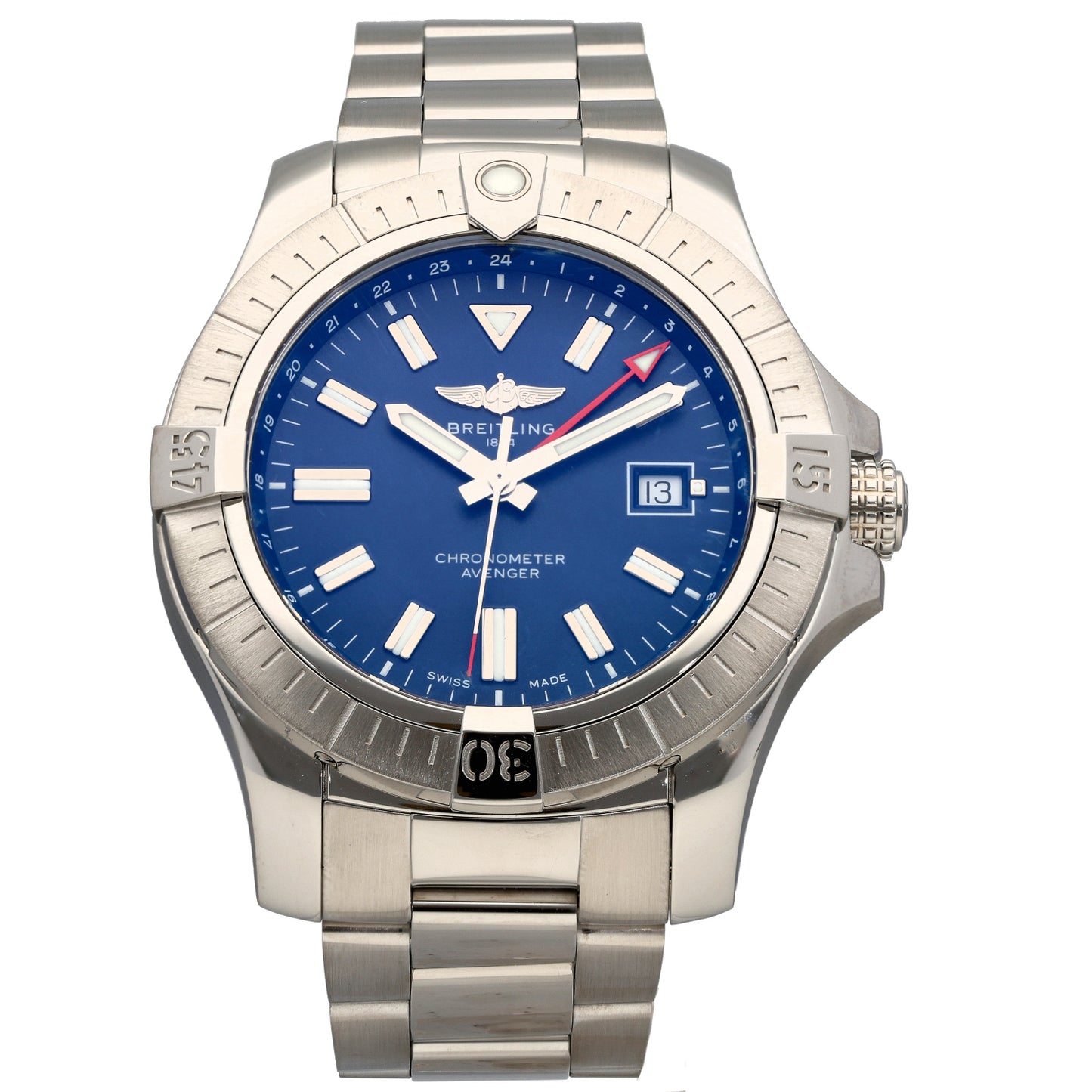 Breitling Avenger GMT 45 A32395 45mm Stainless Steel Watch