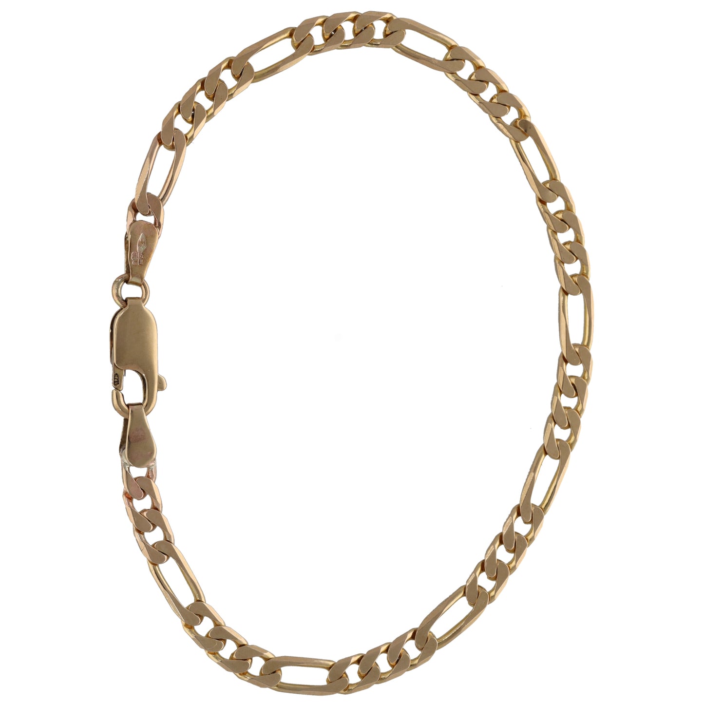 9ct Gold Figaro Bracelet