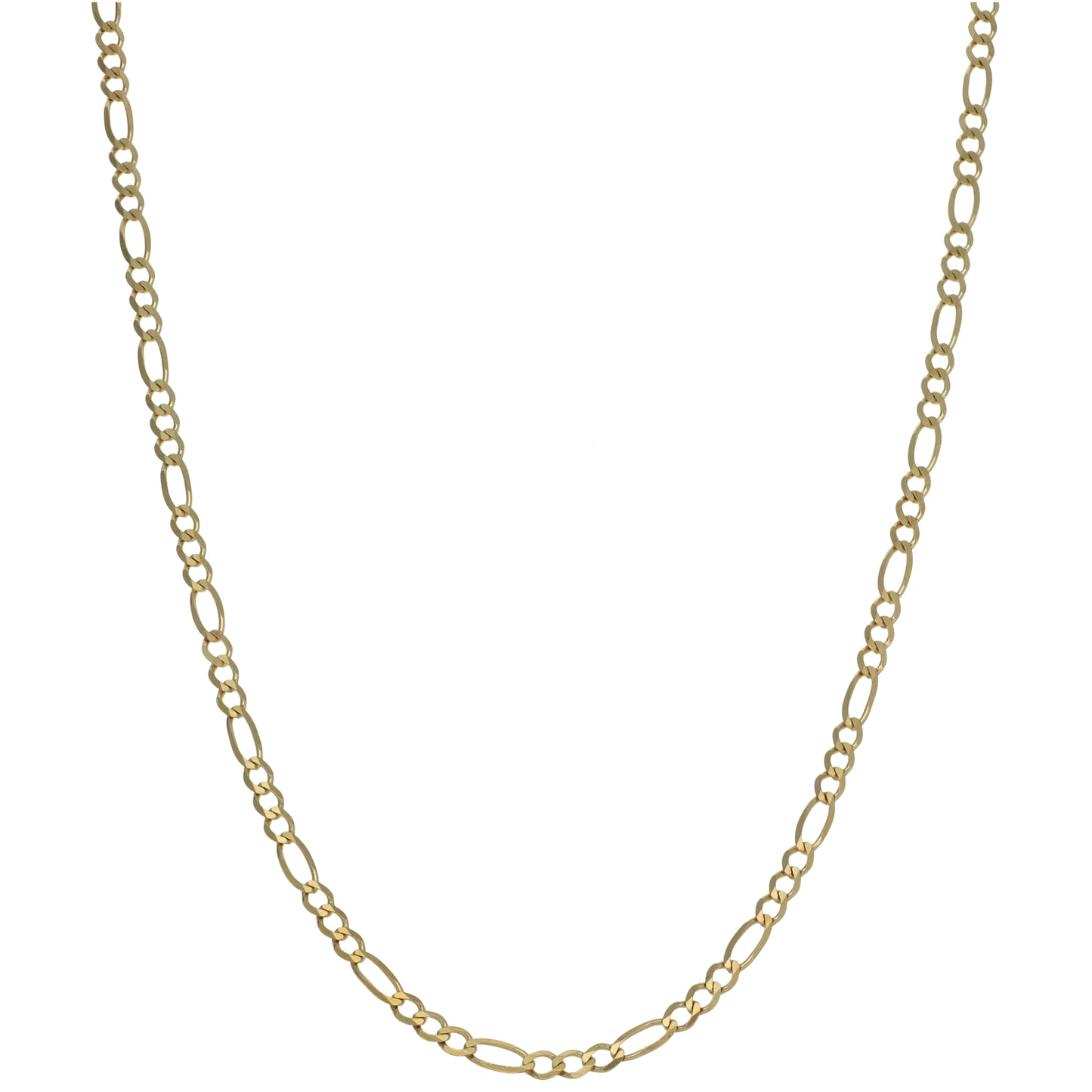 9ct Gold Figaro Chain 18"