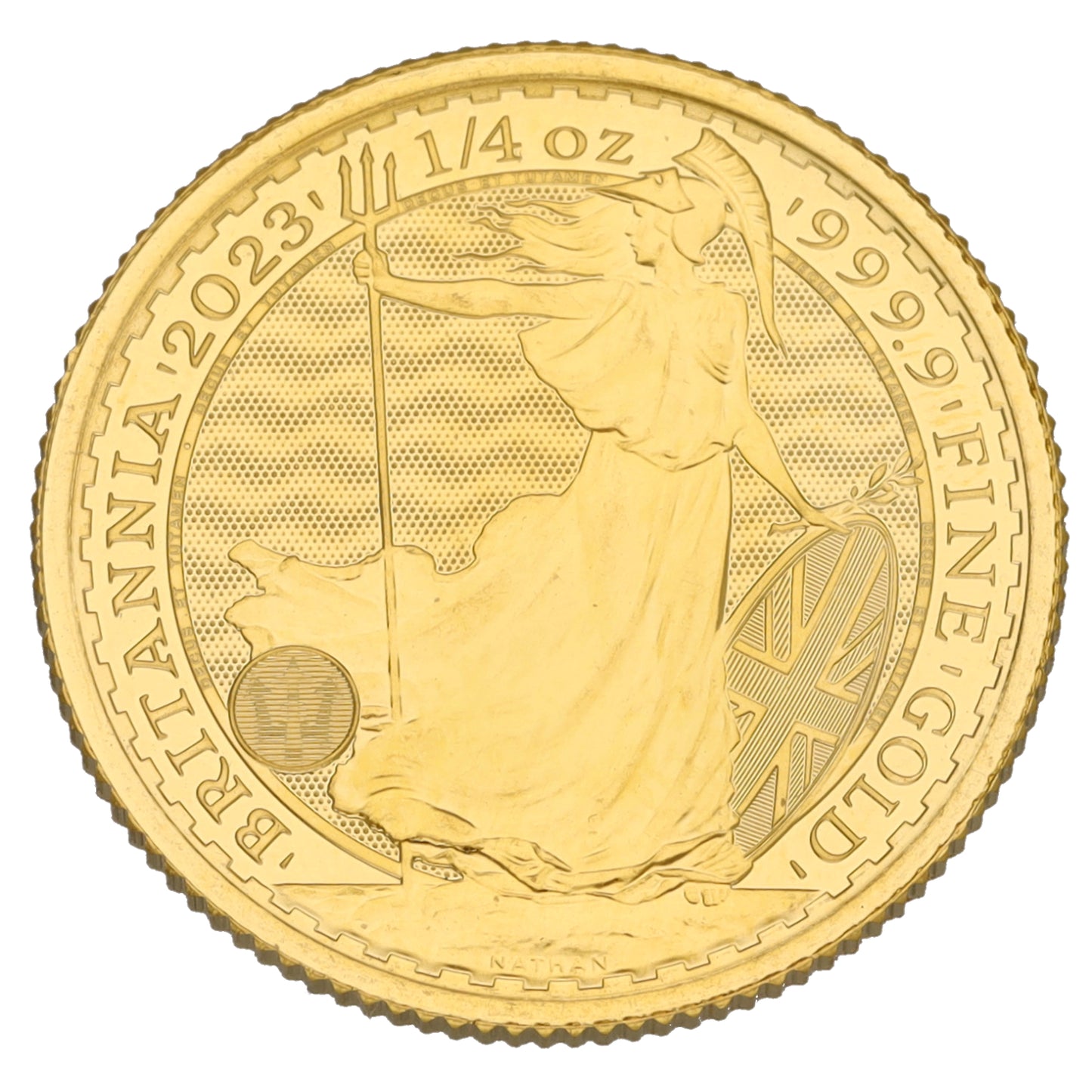 24ct Gold King Charles III 1/4 OZ Britannia Coin 2023
